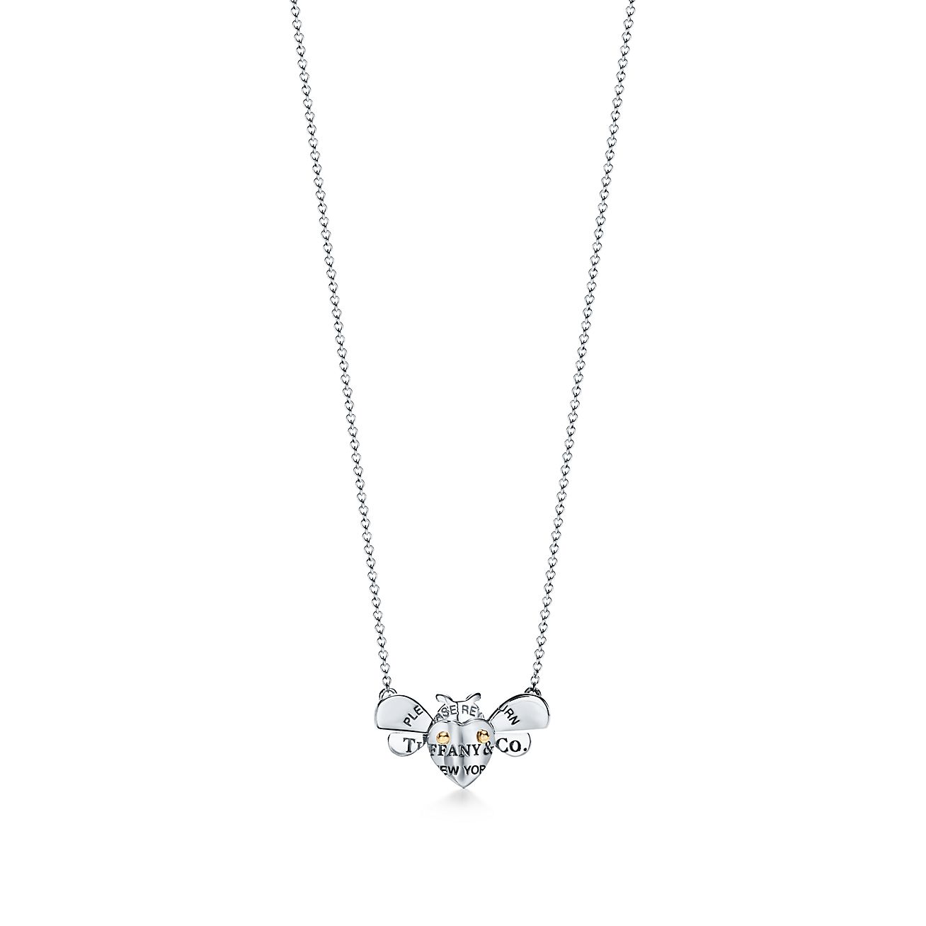 tiffany love necklace sterling silver