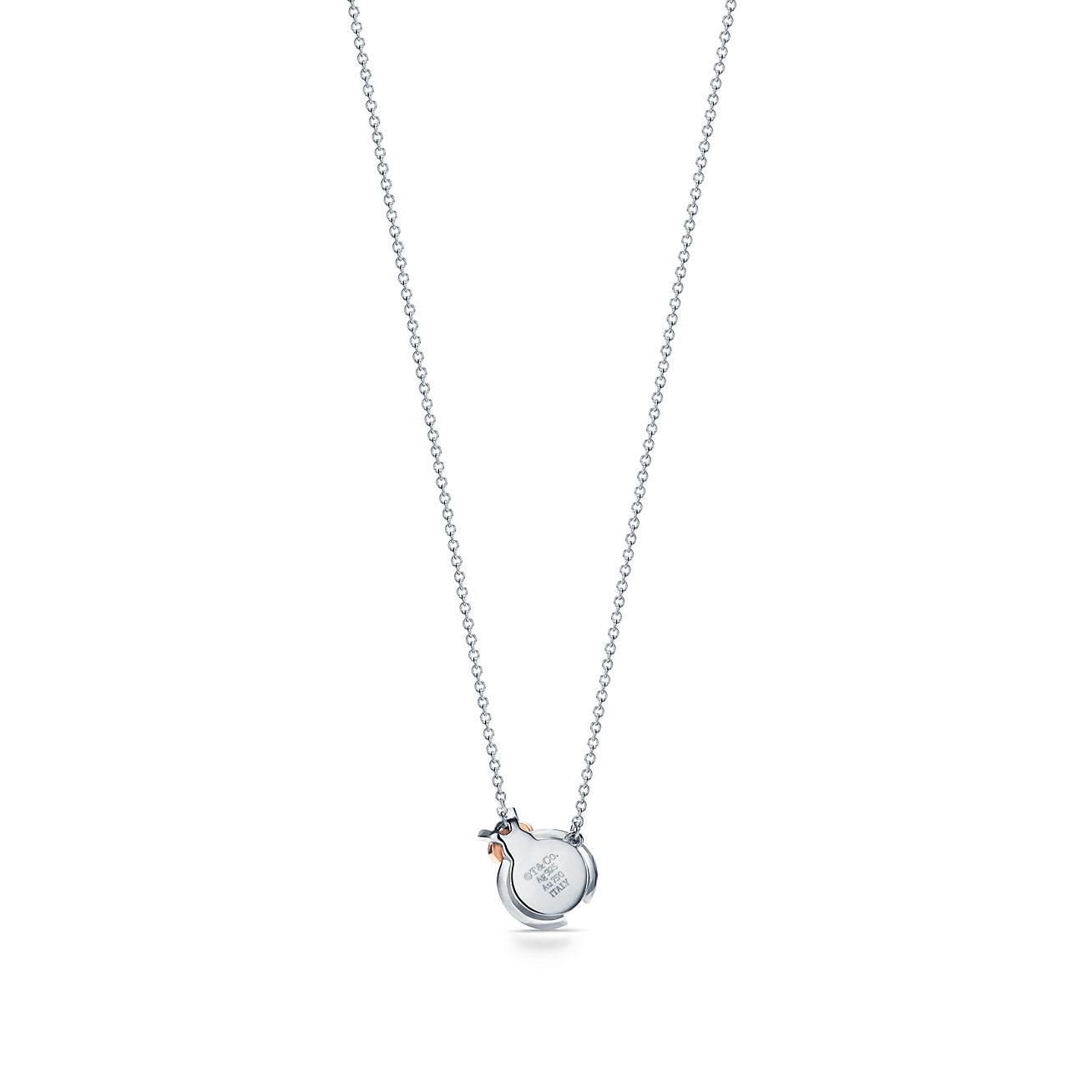 Return to Tiffany® Love Bugs ladybug pendant in sterling silver and rose  gold. | Tiffany & Co.