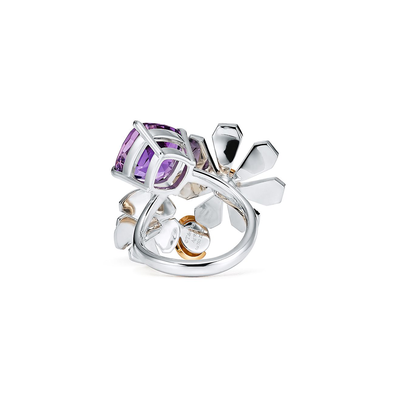 tiffany amethyst flower ring