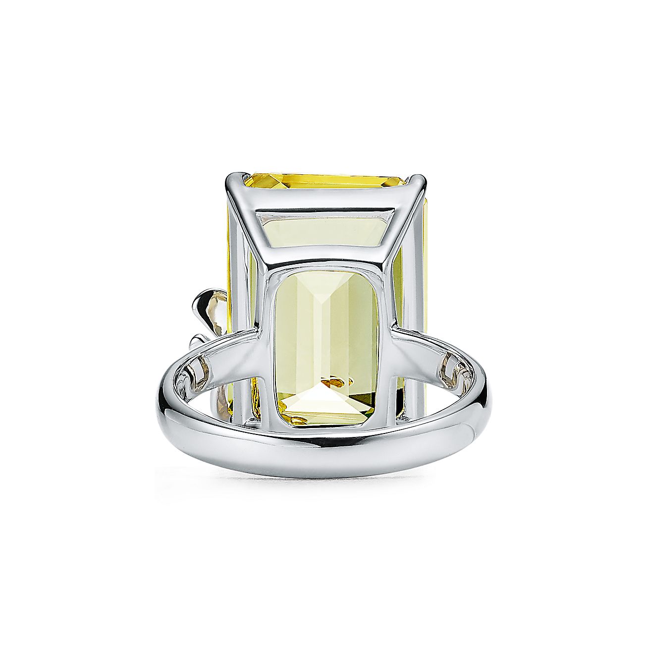 Return to Tiffany® Love Bugs Yellow Quartz Bee Ring in Sterling Silver and 18k Gold