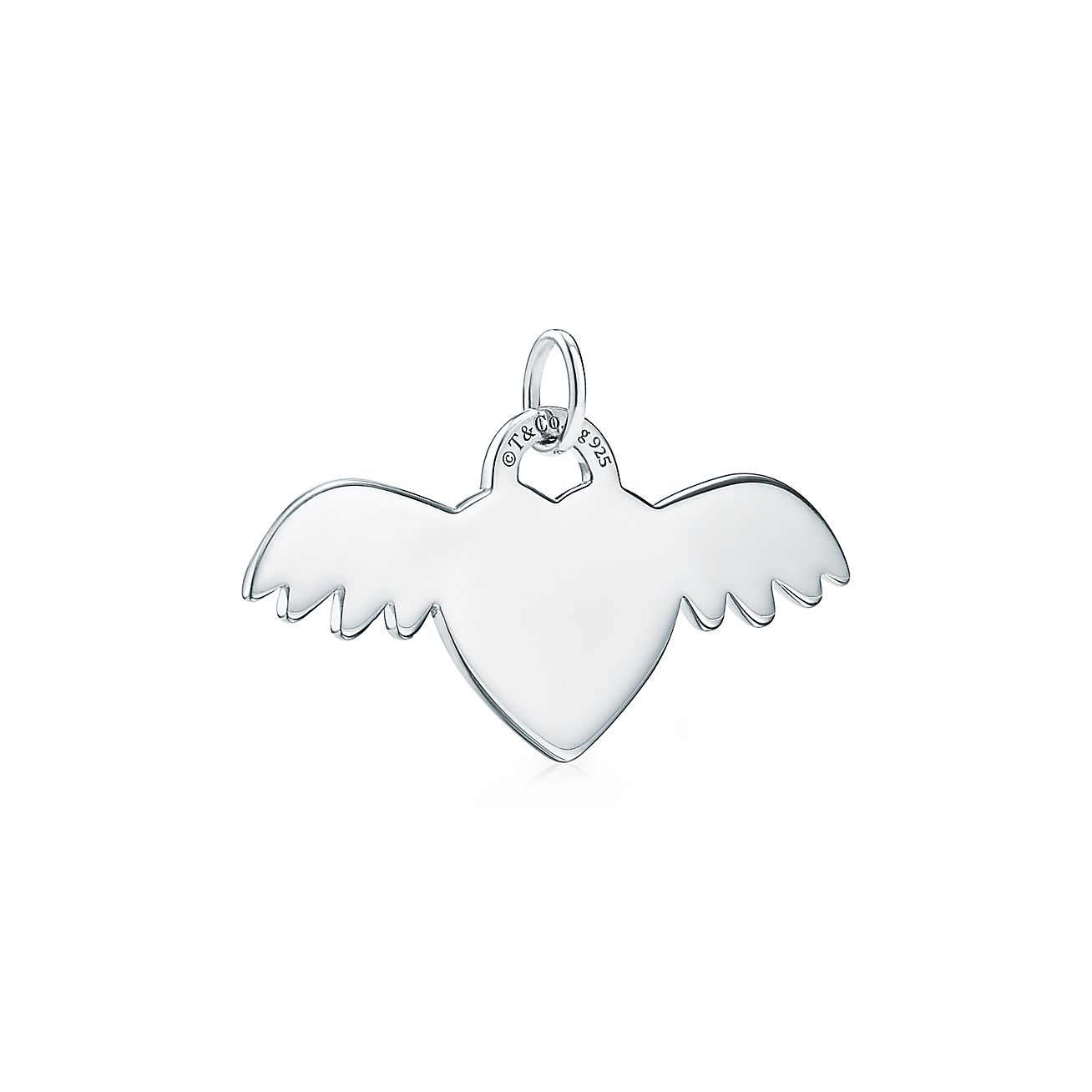 Angel heart with wings drawing