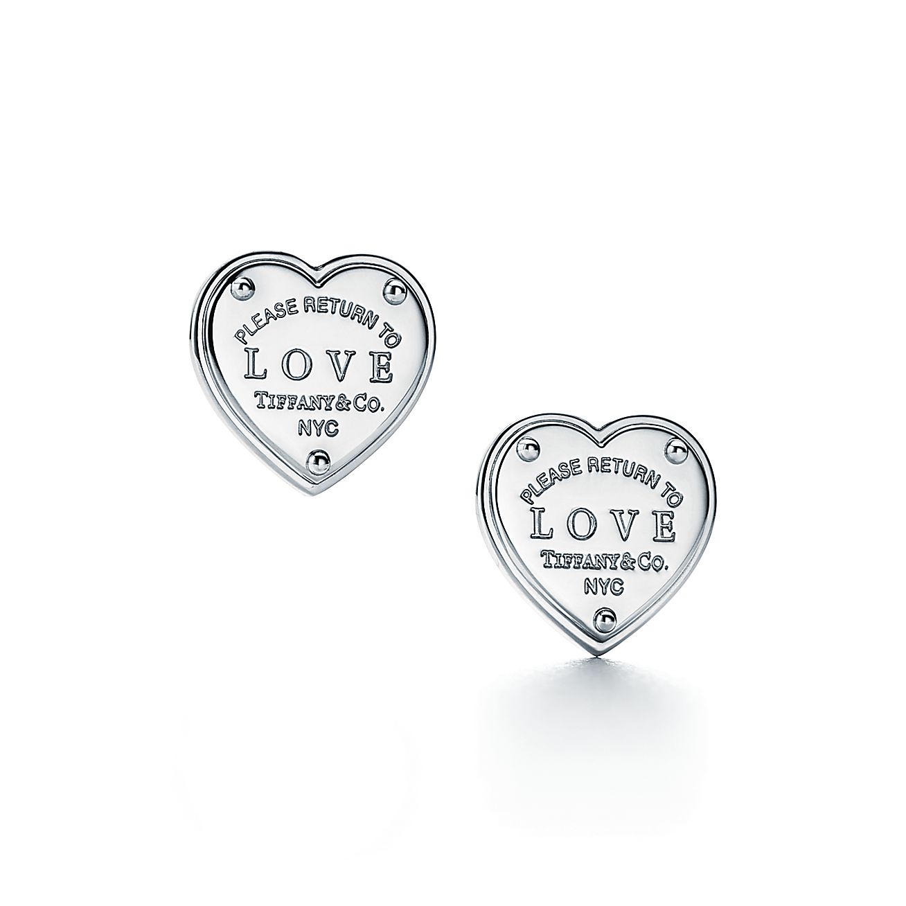 Aretes Love Return to Tiffany™ en plata | Tiffany & Co.