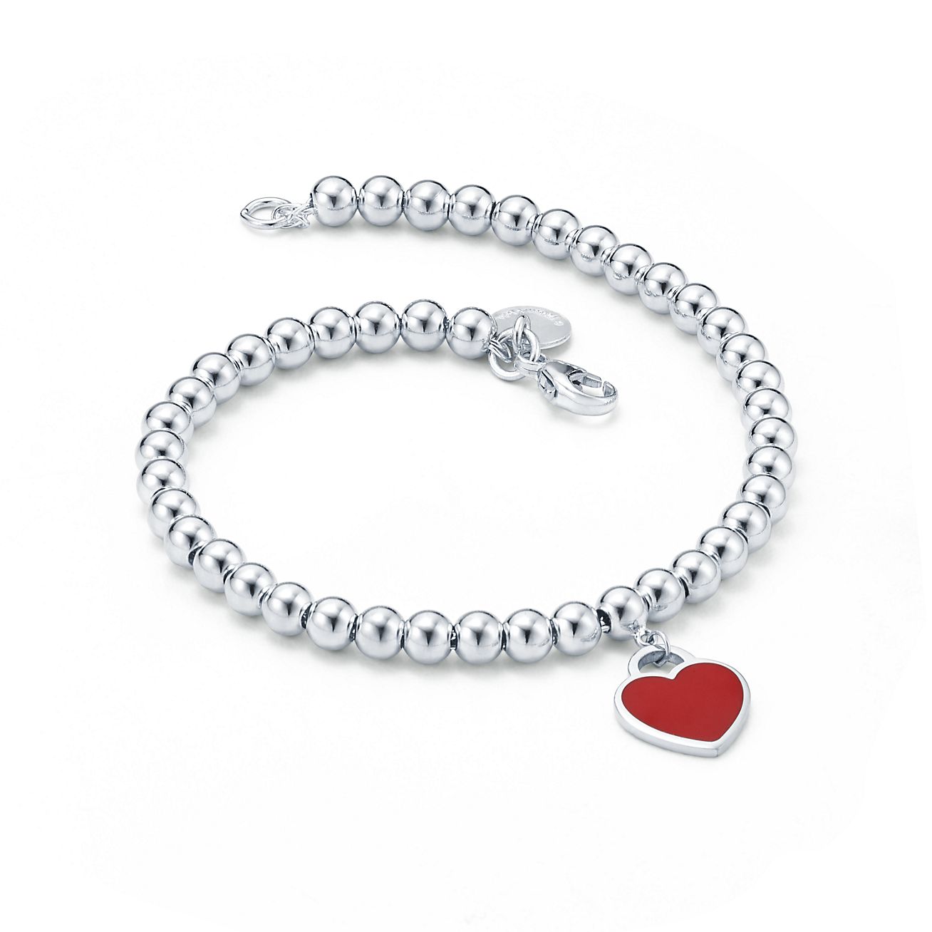 tiffany and co red heart bracelet