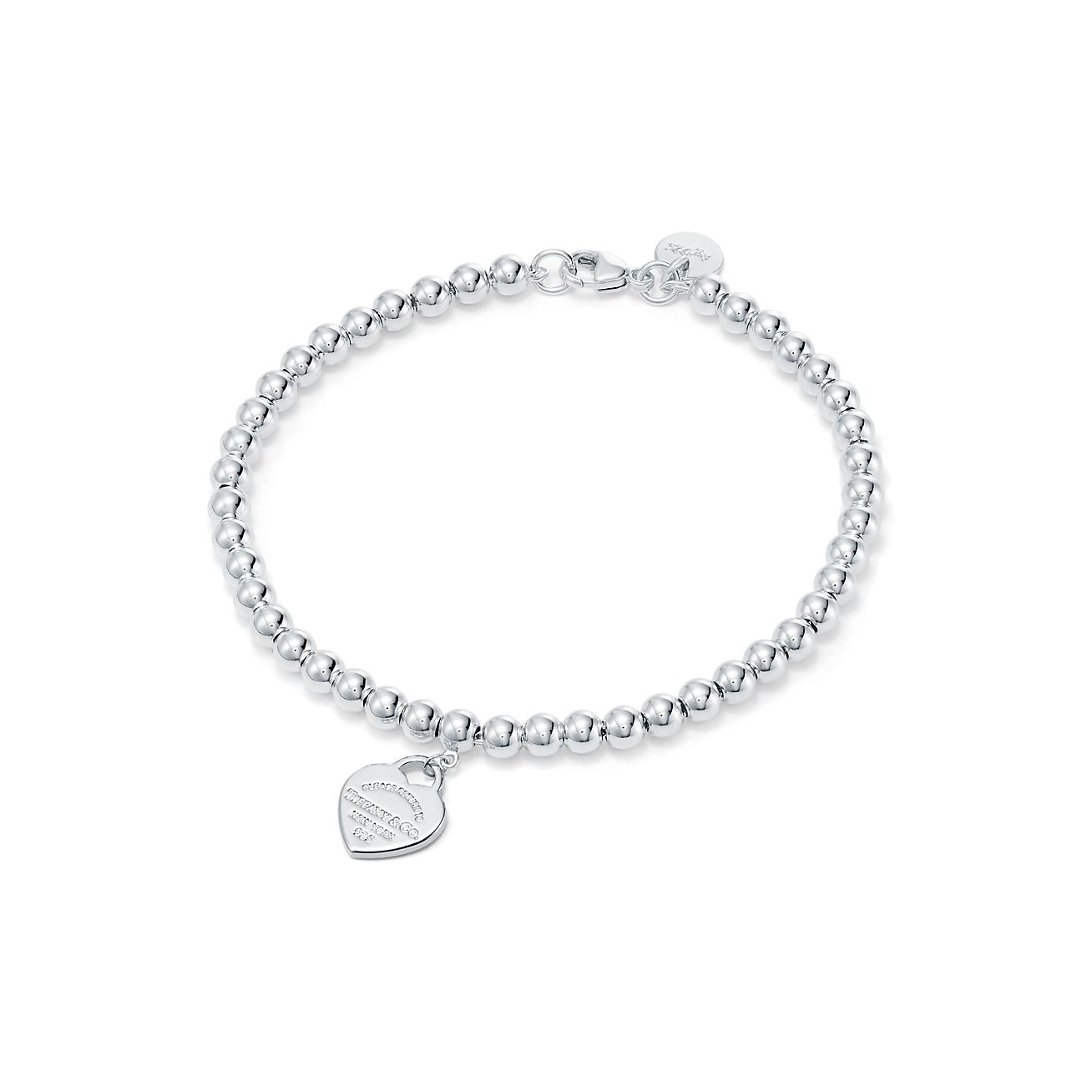 tiffany silver bead bracelet