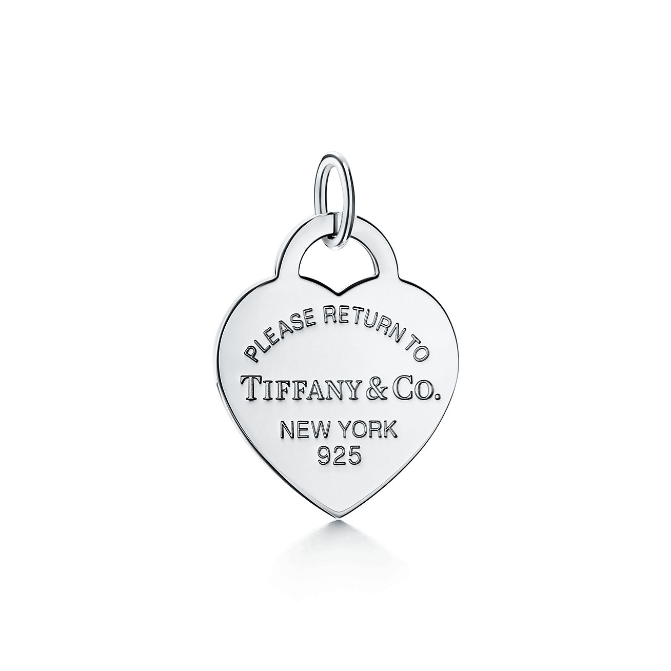 Charm plaque Cœur Return to Tiffany 