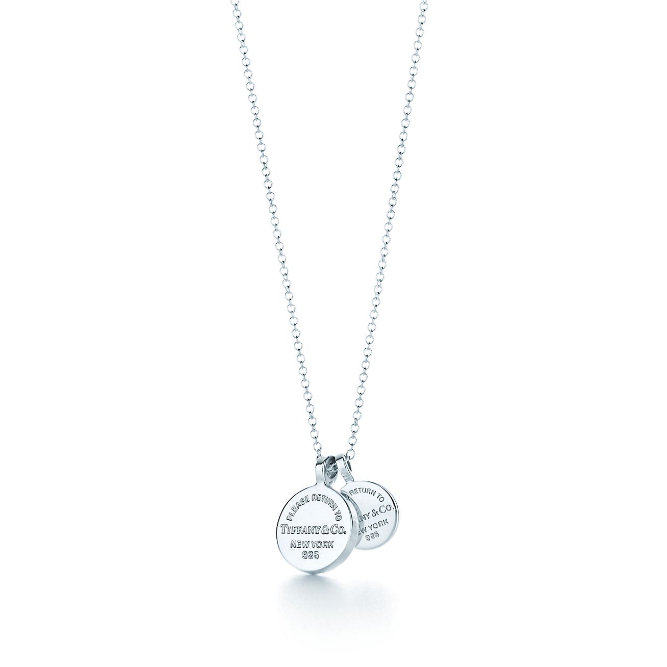 Return to Tiffany® circle duo pendant 