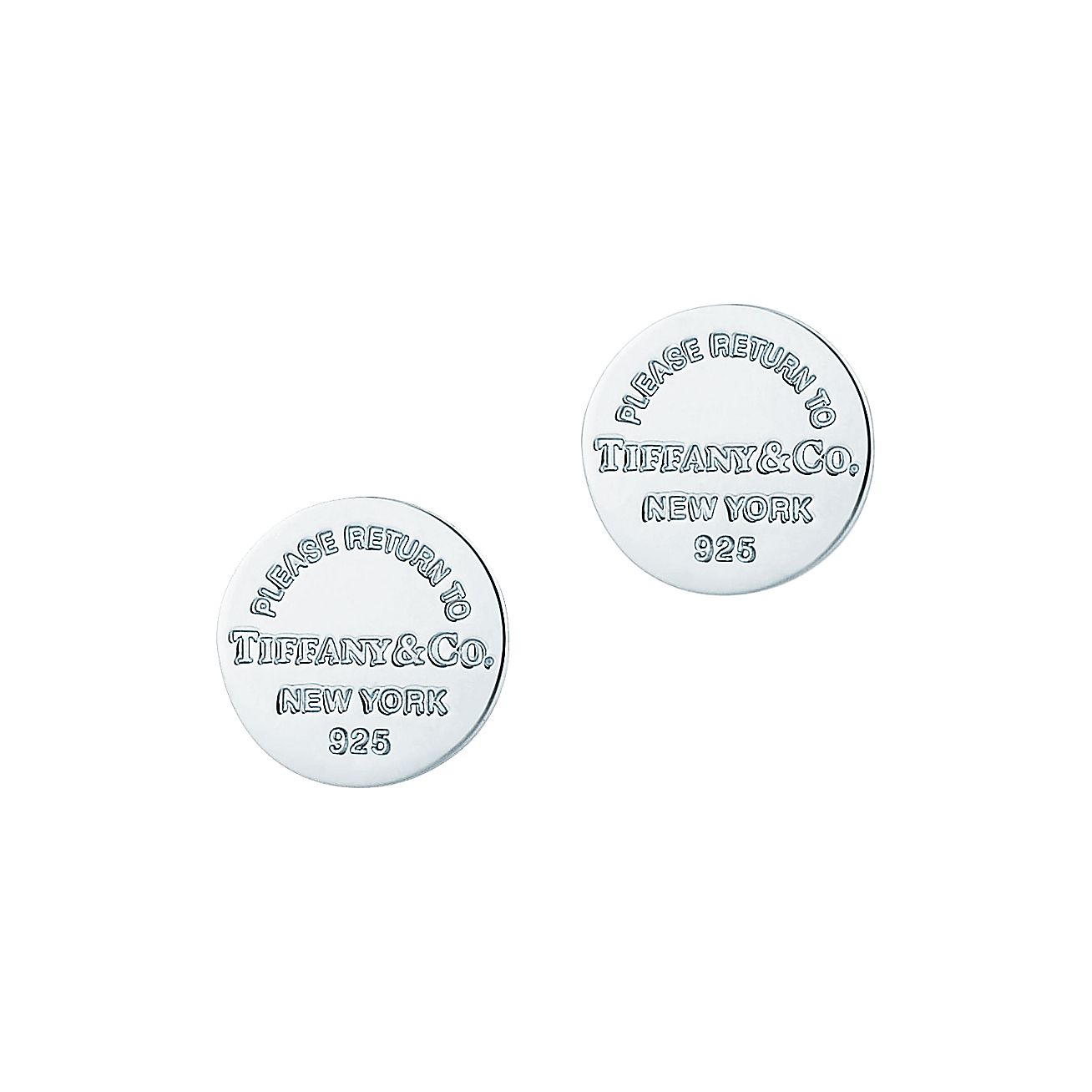 Return To Tiffany Circle Stud Earrings In Sterling Silver Return To Tiffany Circle Stud Earrings In Sterling Silver Co