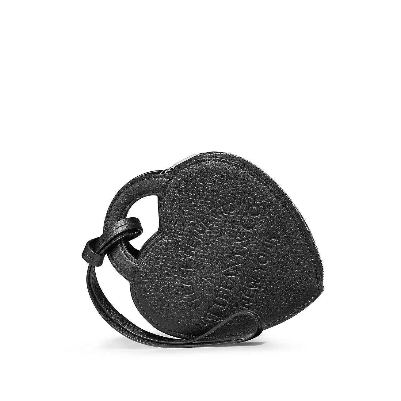 Return to Tiffany® Coin Case in Black Leather | Tiffany & Co.