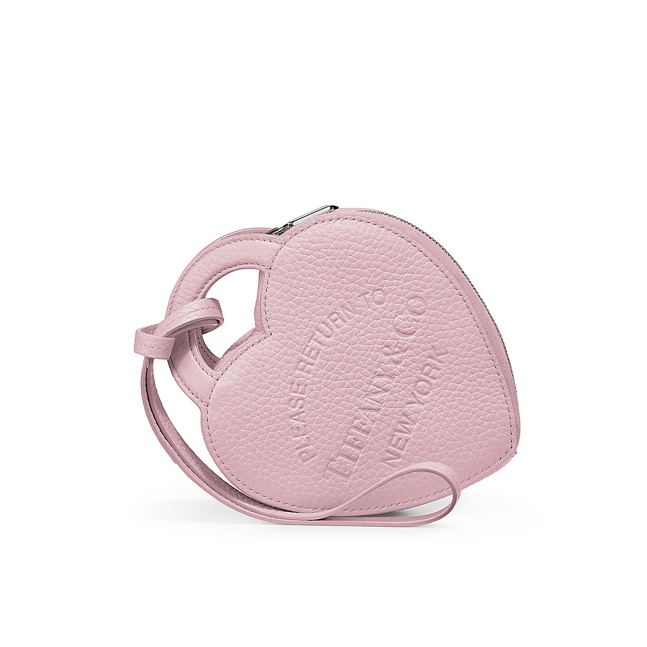 Return to Tiffany™ Coin Case in Crystal Pink Leather
