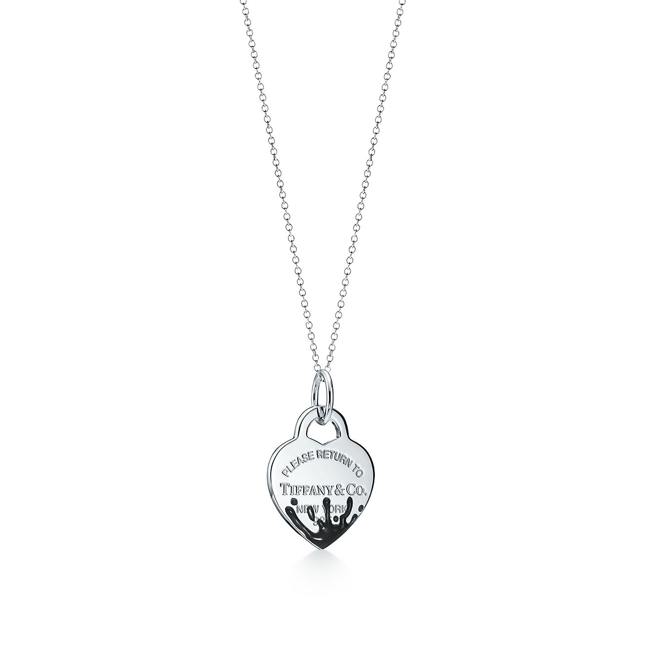 Return to Tiffany® Color Splash Heart Tag Charm