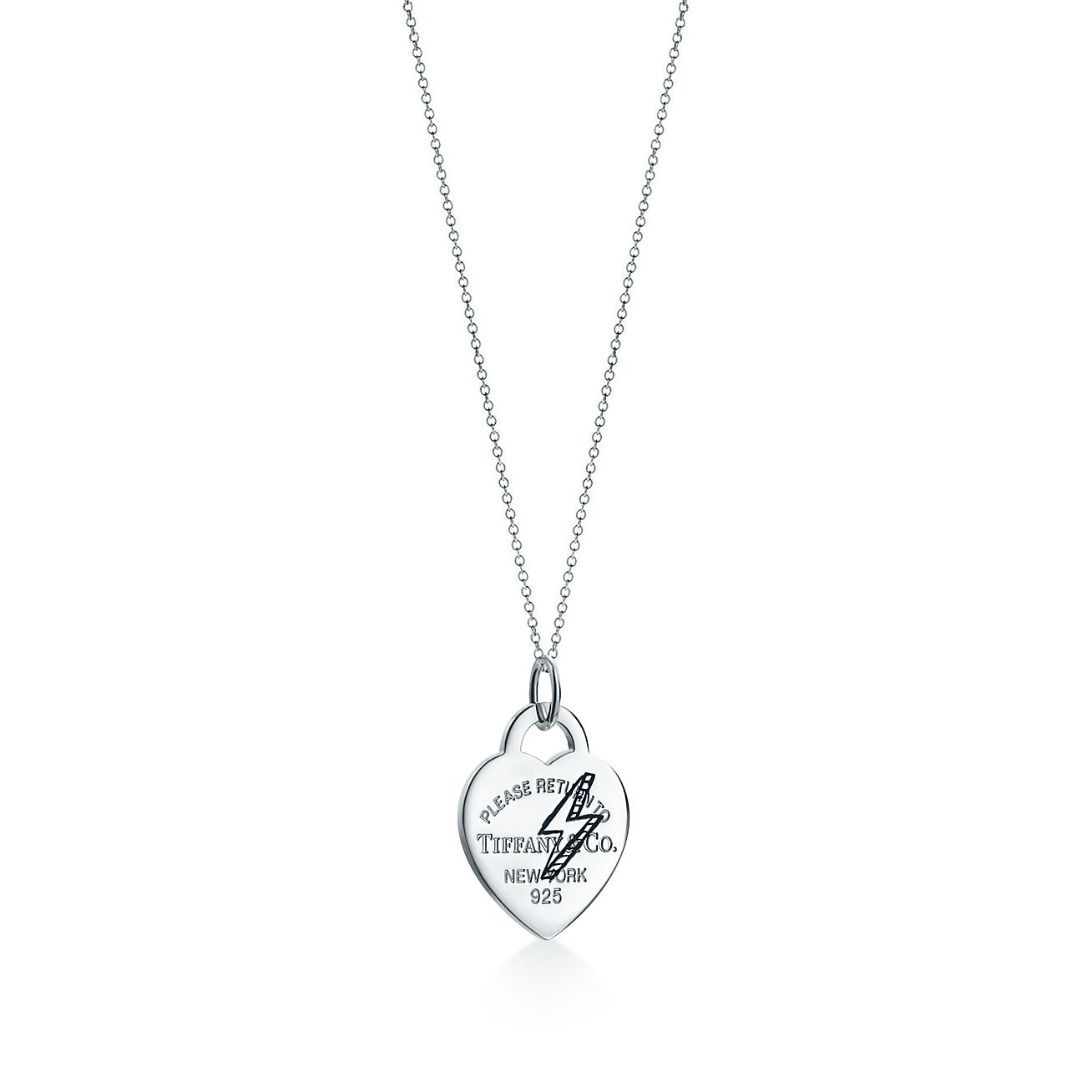 tiffany and co lightning bolt necklace
