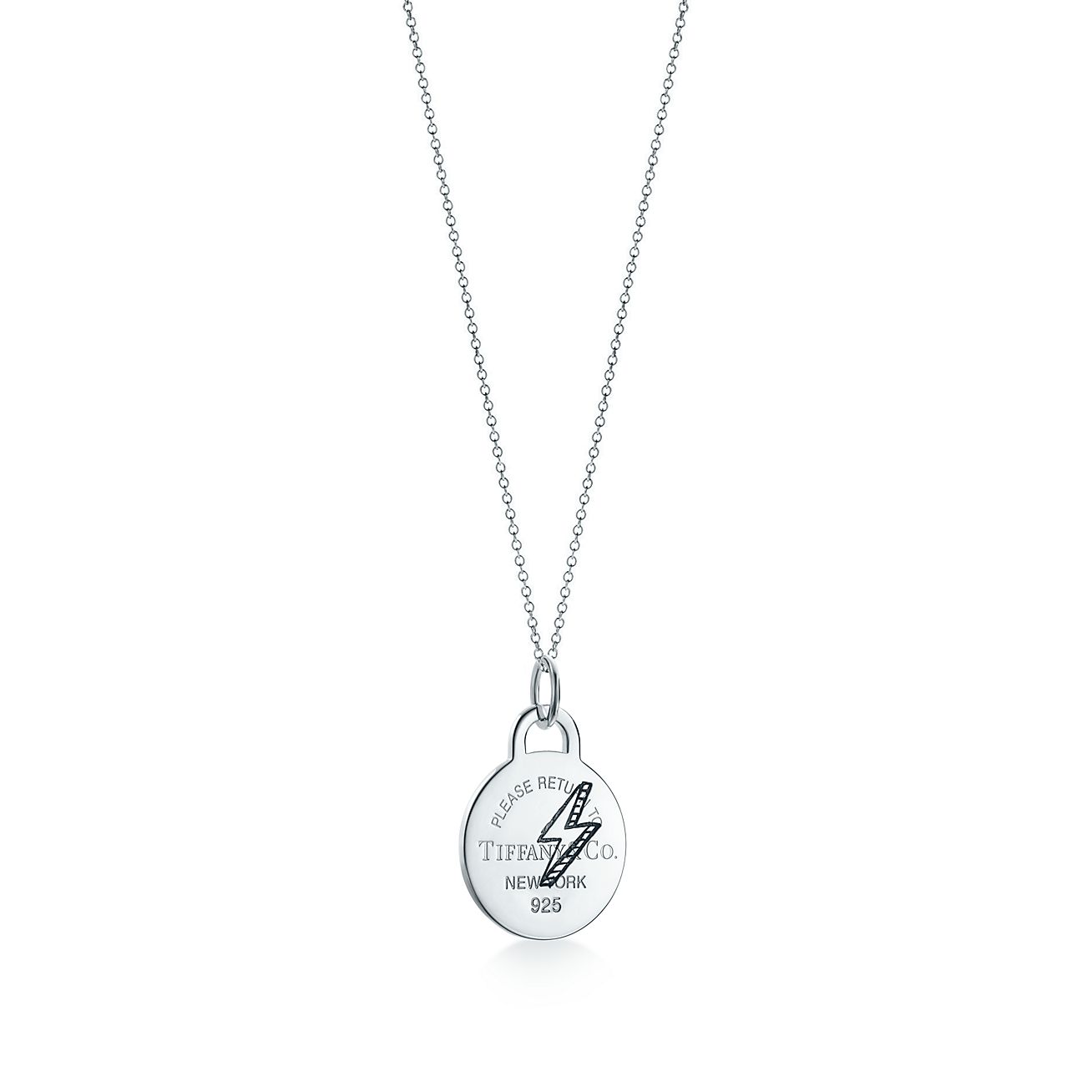 tiffany and co lightning bolt necklace