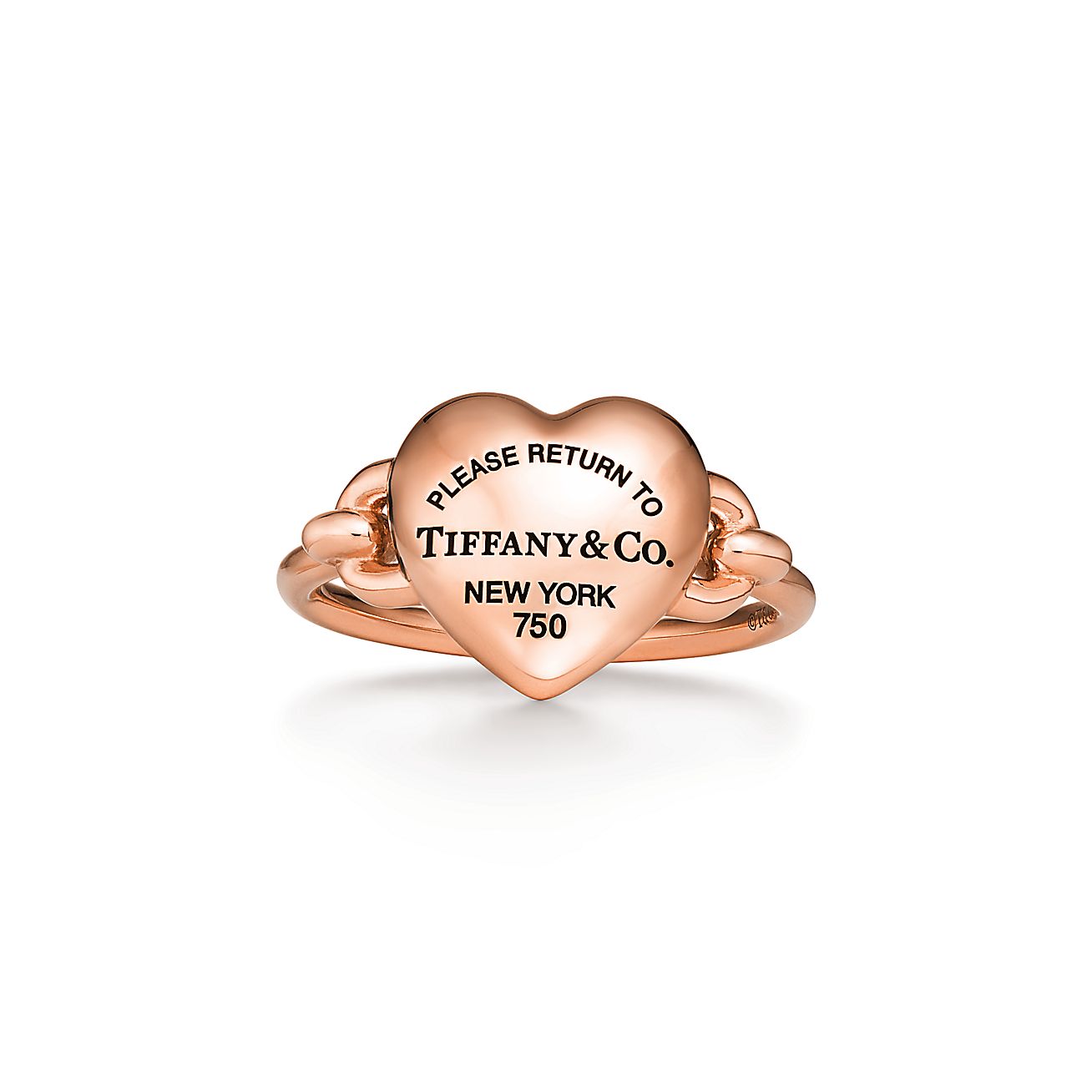 Return to Tiffany™ 玫瑰金Full Heart 戒指| Tiffany & Co
