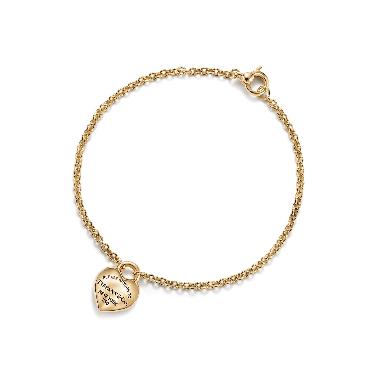14KT Rose Gold Lovely Heart Diamond Bracelet