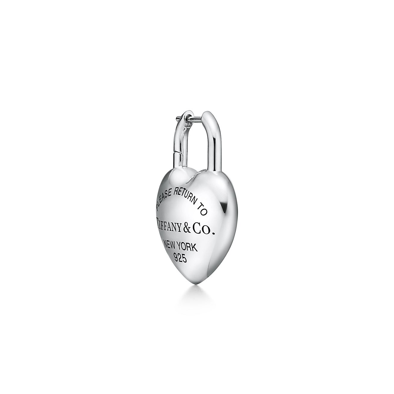 Return to Tiffany® Full Heart Earrings in Sterling Silver