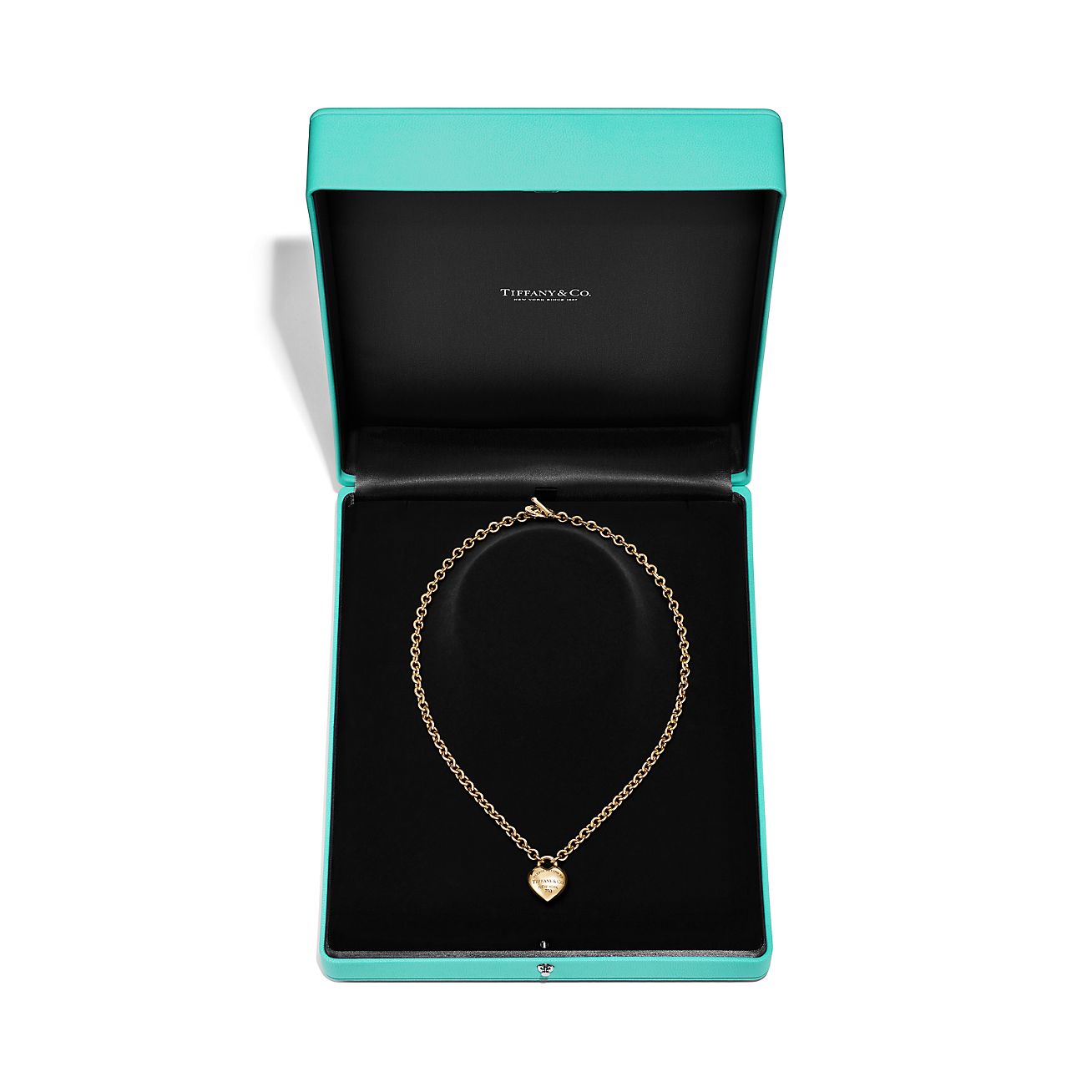 Return to tiffany hot sale gold heart necklace