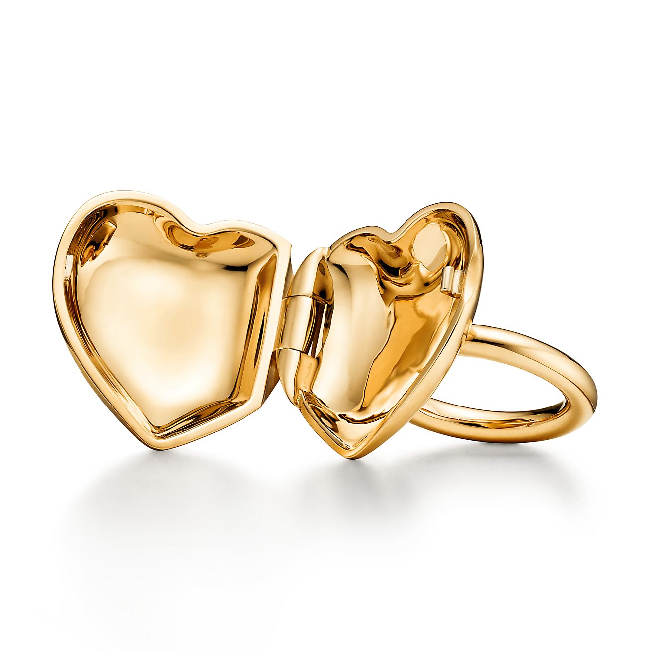 Return to Tiffany® Full Heart Ring in Yellow Gold with