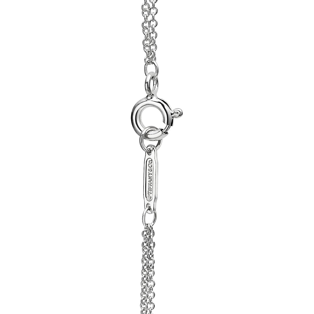 Tiffany & Co. Return to Tiffany Heart Tag Sterling Silver Double Chain Bracelet  Tiffany & Co.