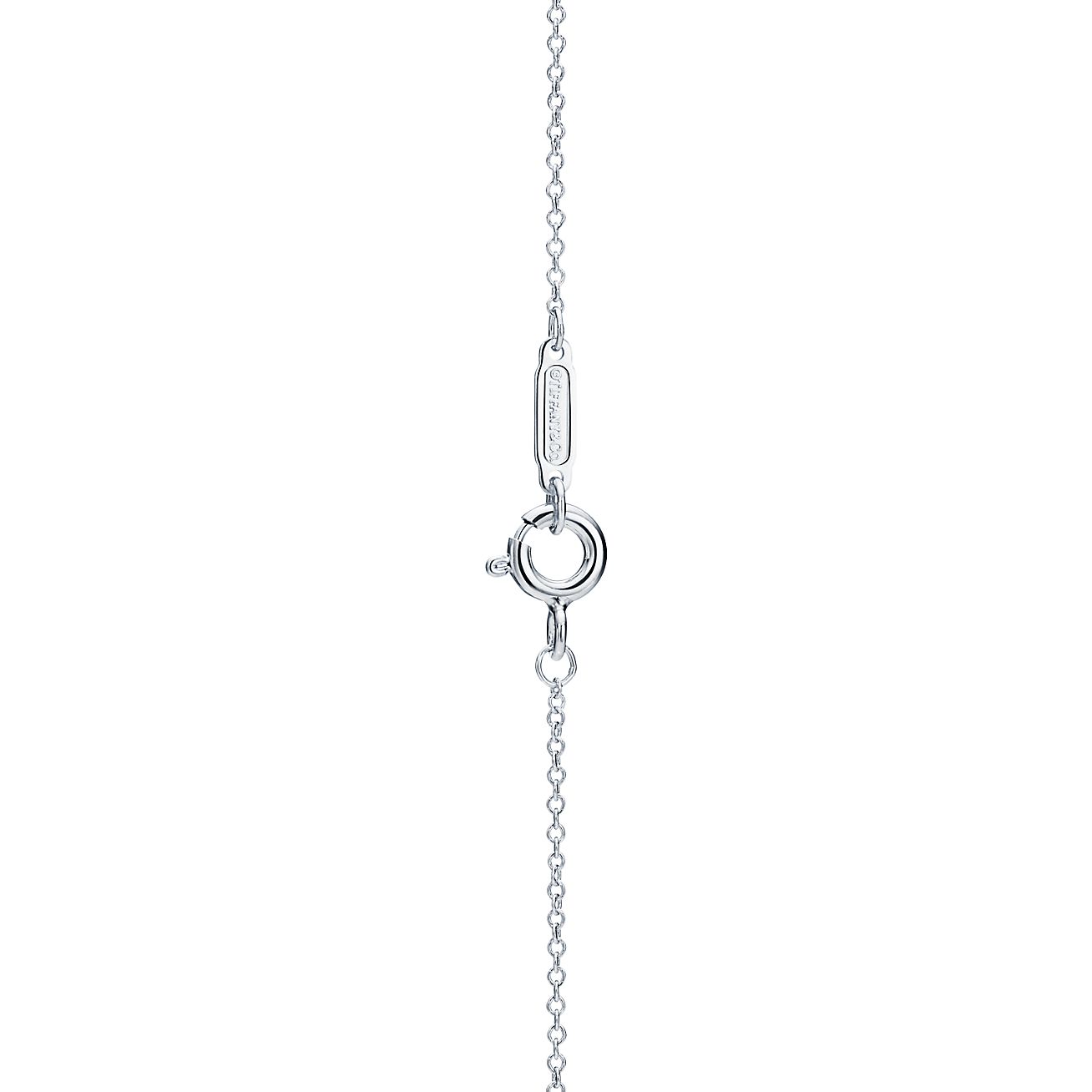 tiffany heart tag with key pendant