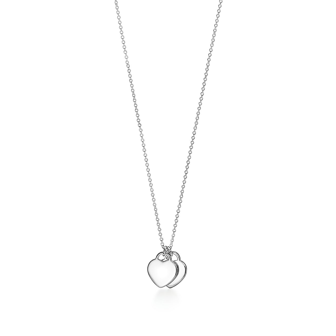 Return to Tiffany® Heart Pendant in Silver, Tiffany Blue® with a 