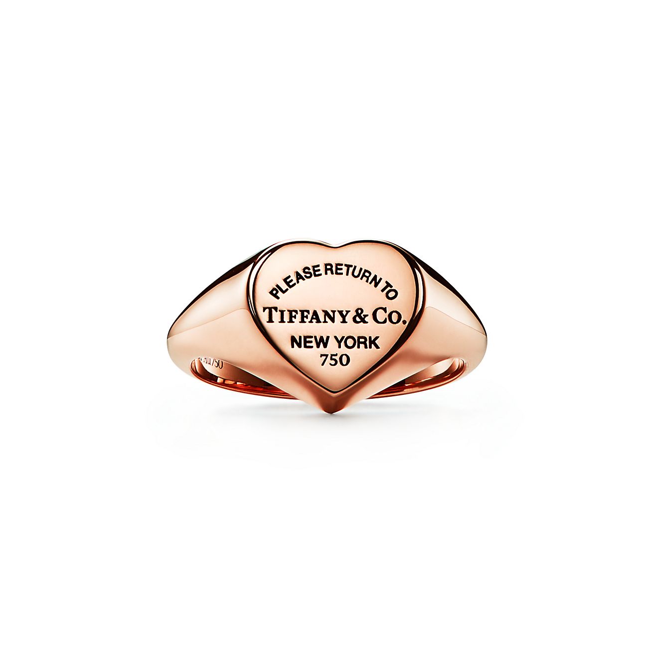 Return to Tiffany® Heart Signet Ring in 