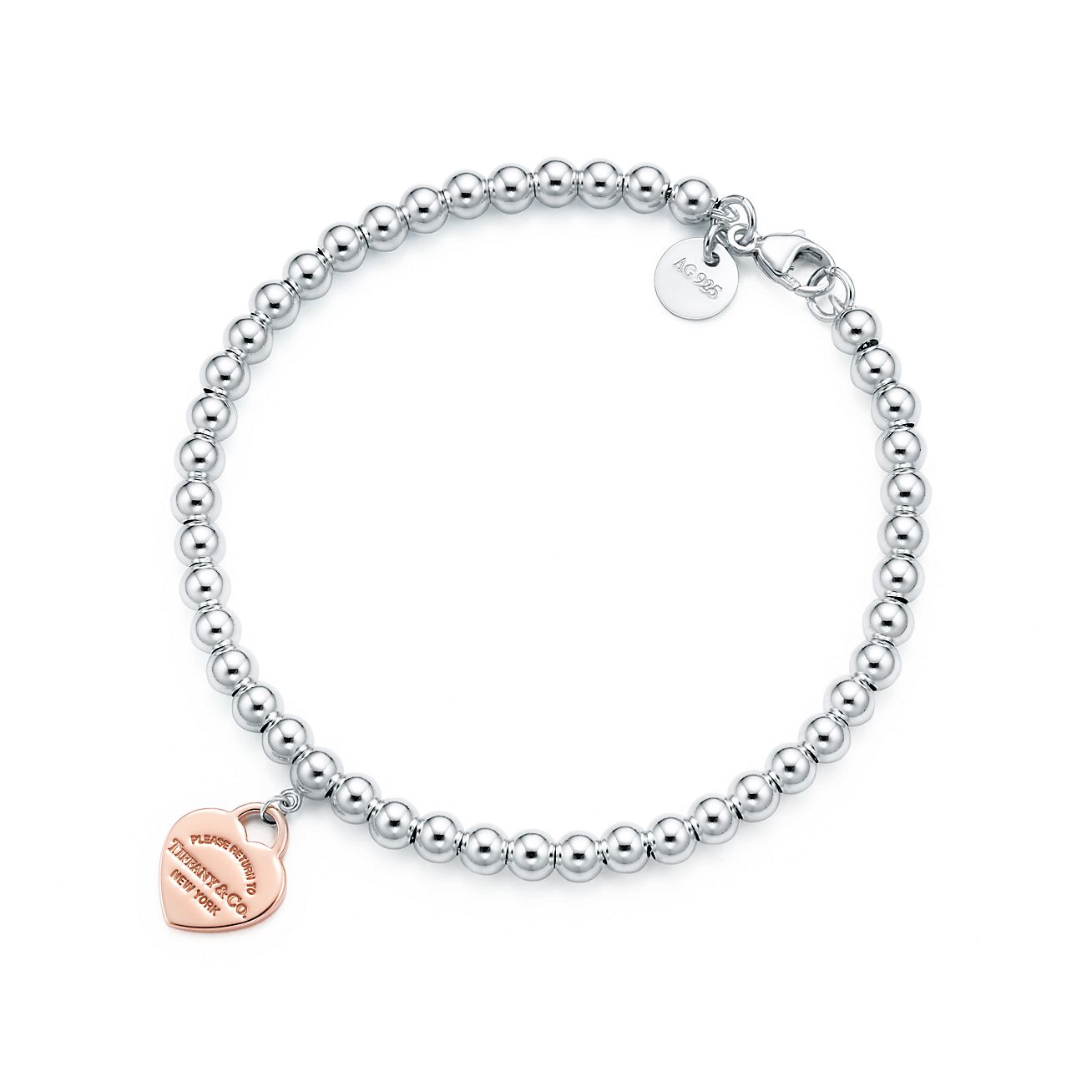 Return to Tiffany® Heart Tag Bead Bracelet