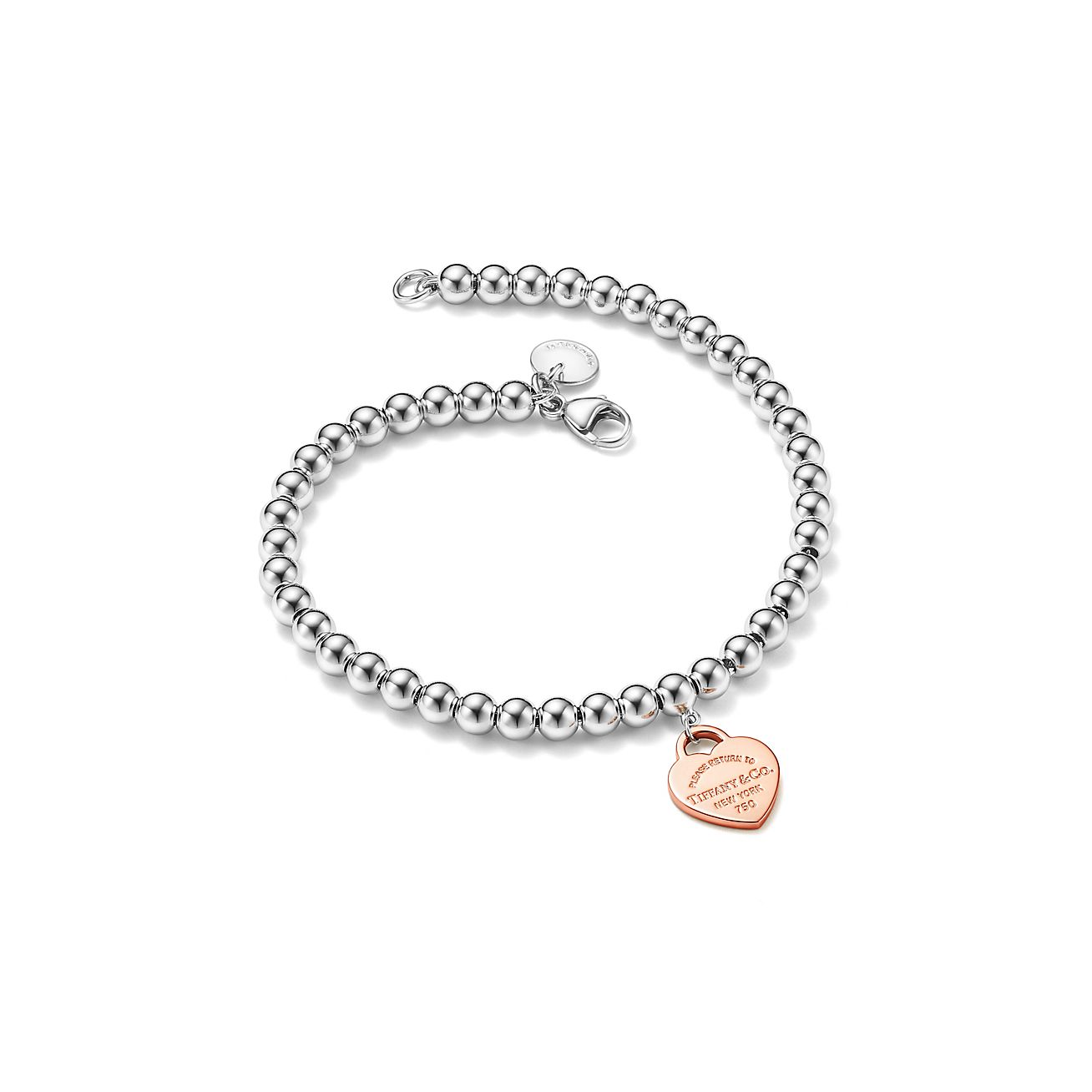 Return to Tiffany Heart Tag Bead Bracelet