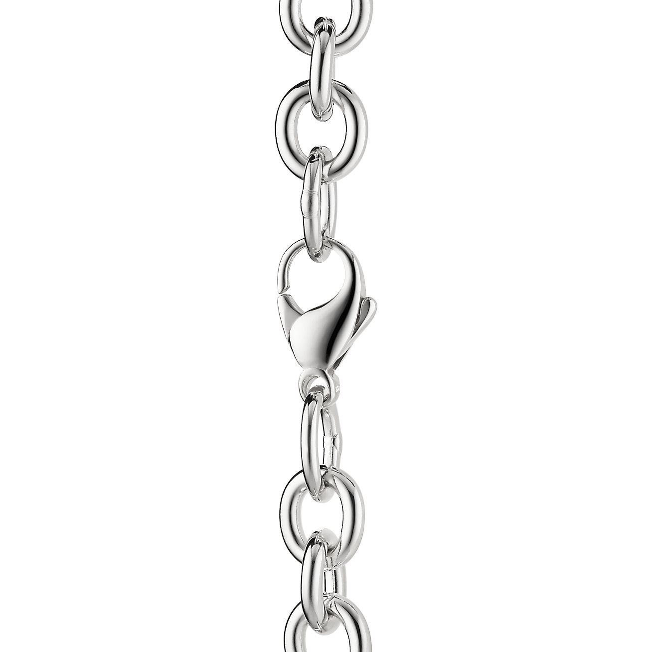 Return to Tiffany Lovestruck Heart Tag Bracelet in Silver, Medium, Size: Extra Small