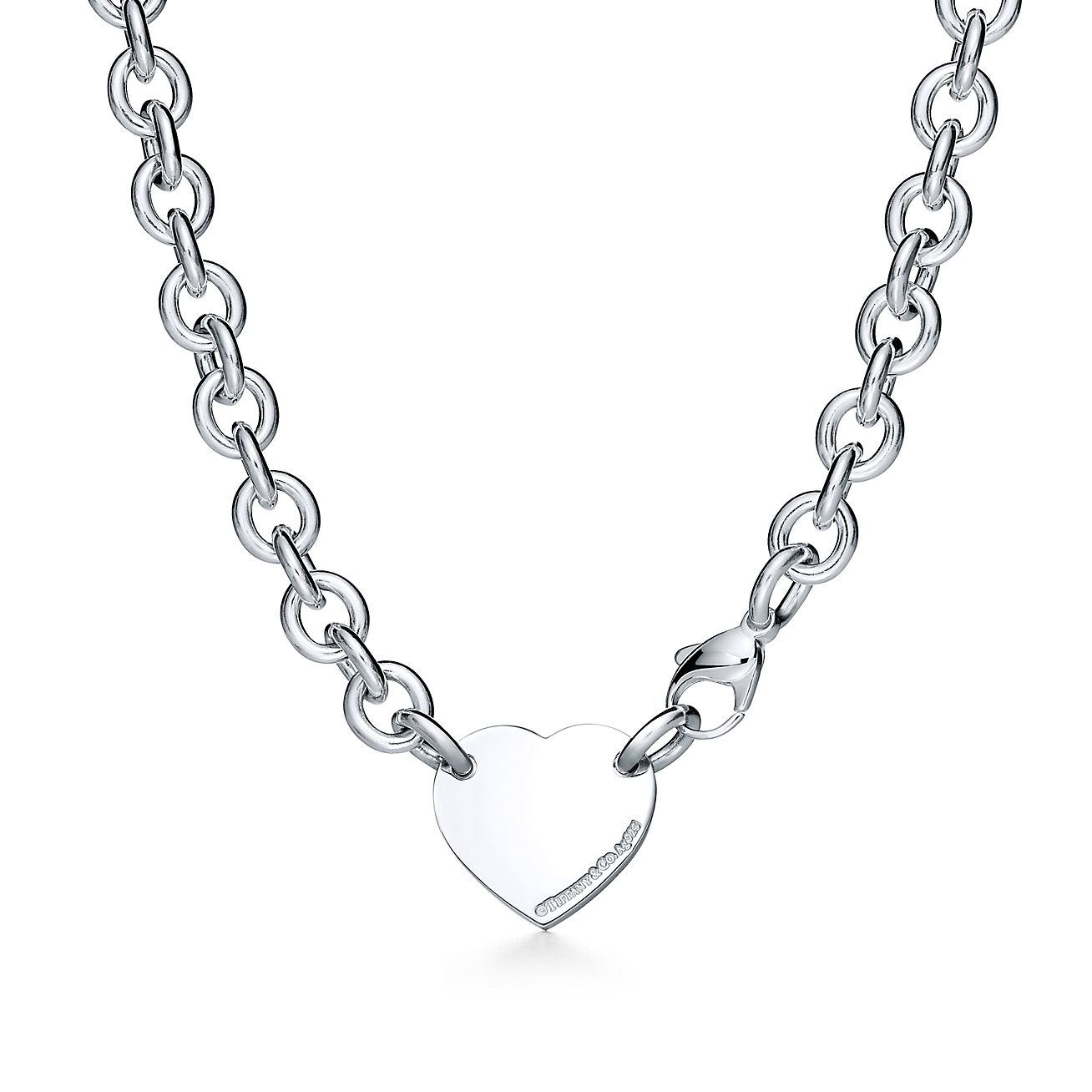 Tiffany & Co. 18k Gold Return to Tiffany Oval Tag Choker Necklace - Yoogi's  Closet
