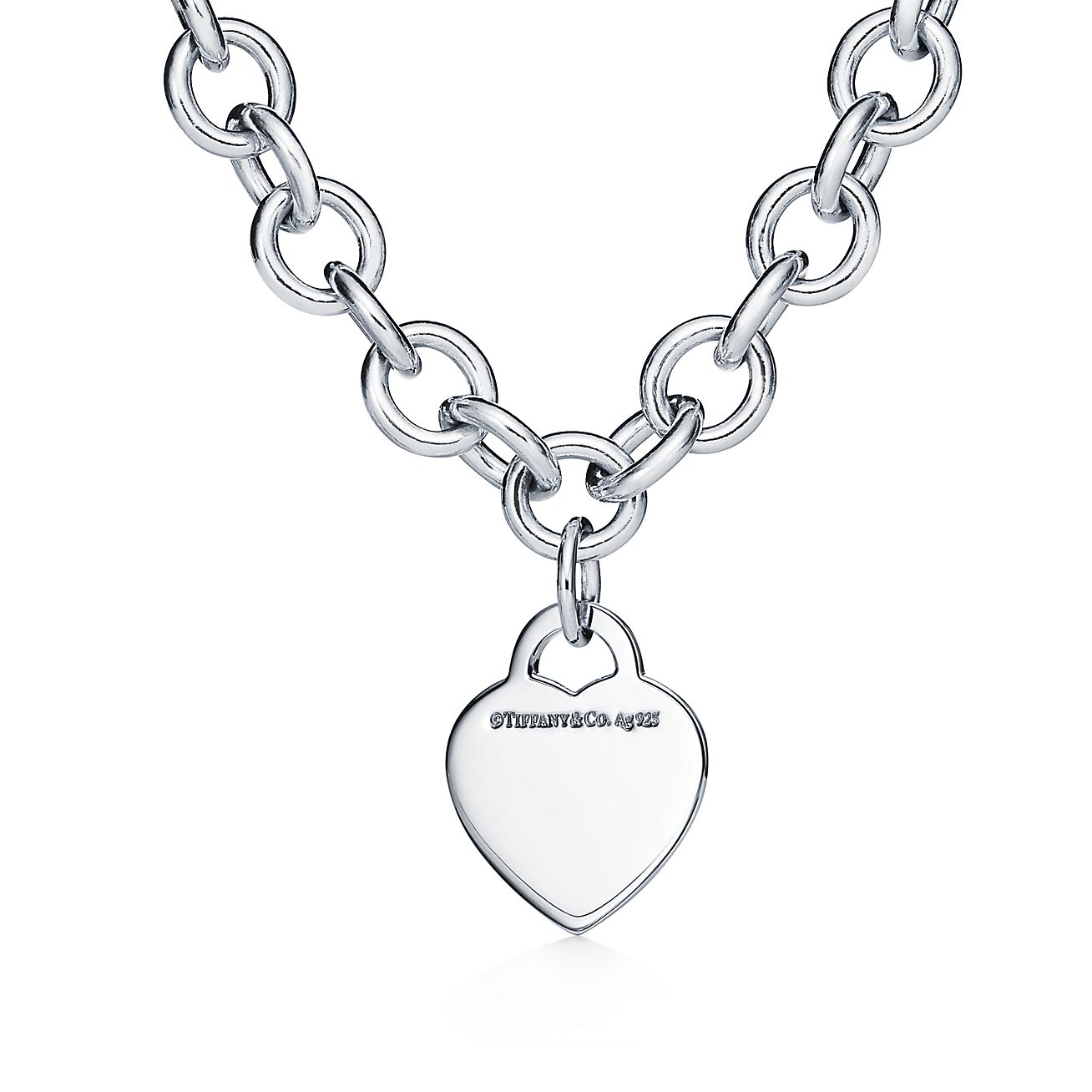 Tiffany & Co. Heart Lock Pendant Necklace