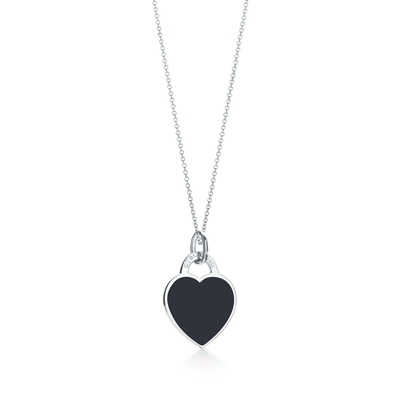 Return To Heart Tag Charm In Sterling Silver With Enamel Return To Heart Tag Charm