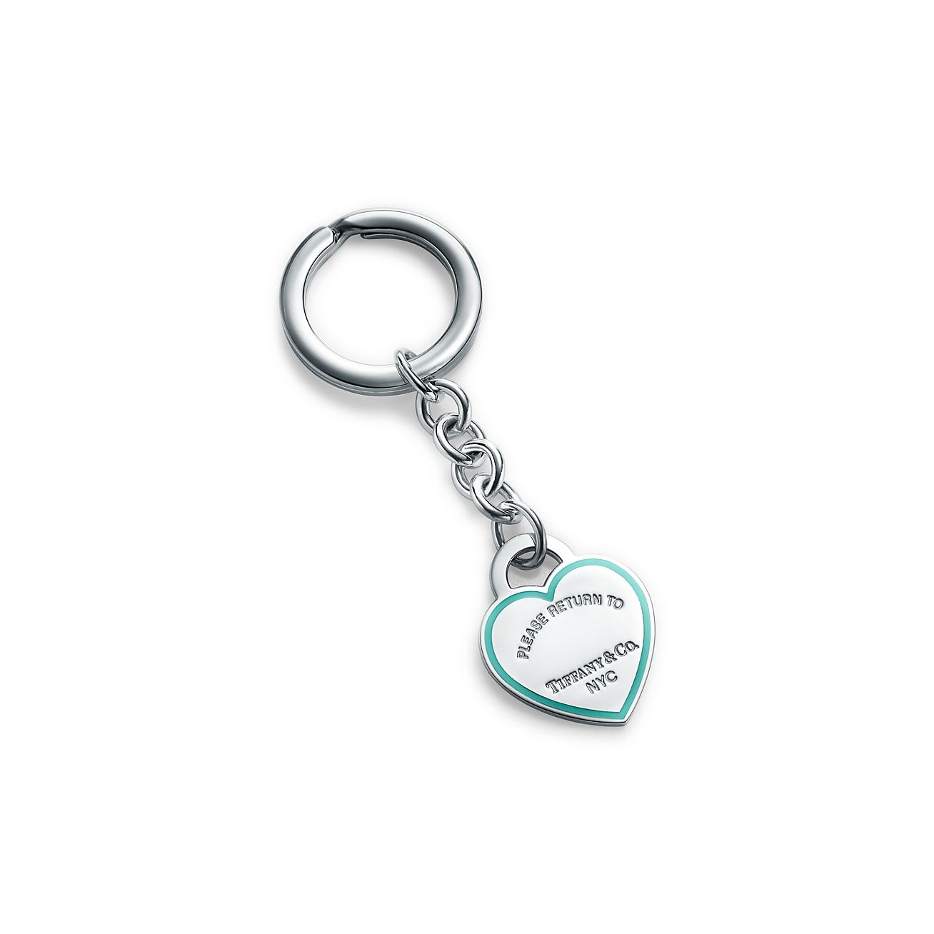 Return to Tiffany™ heart tag key ring 