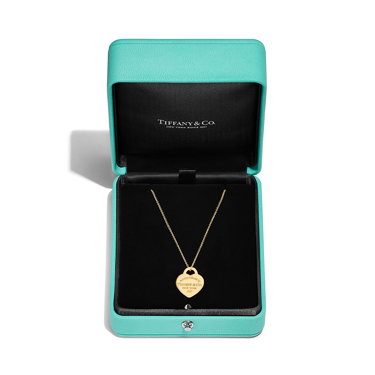 Return to Tiffany® Heart Tag Pendant in Yellow Gold