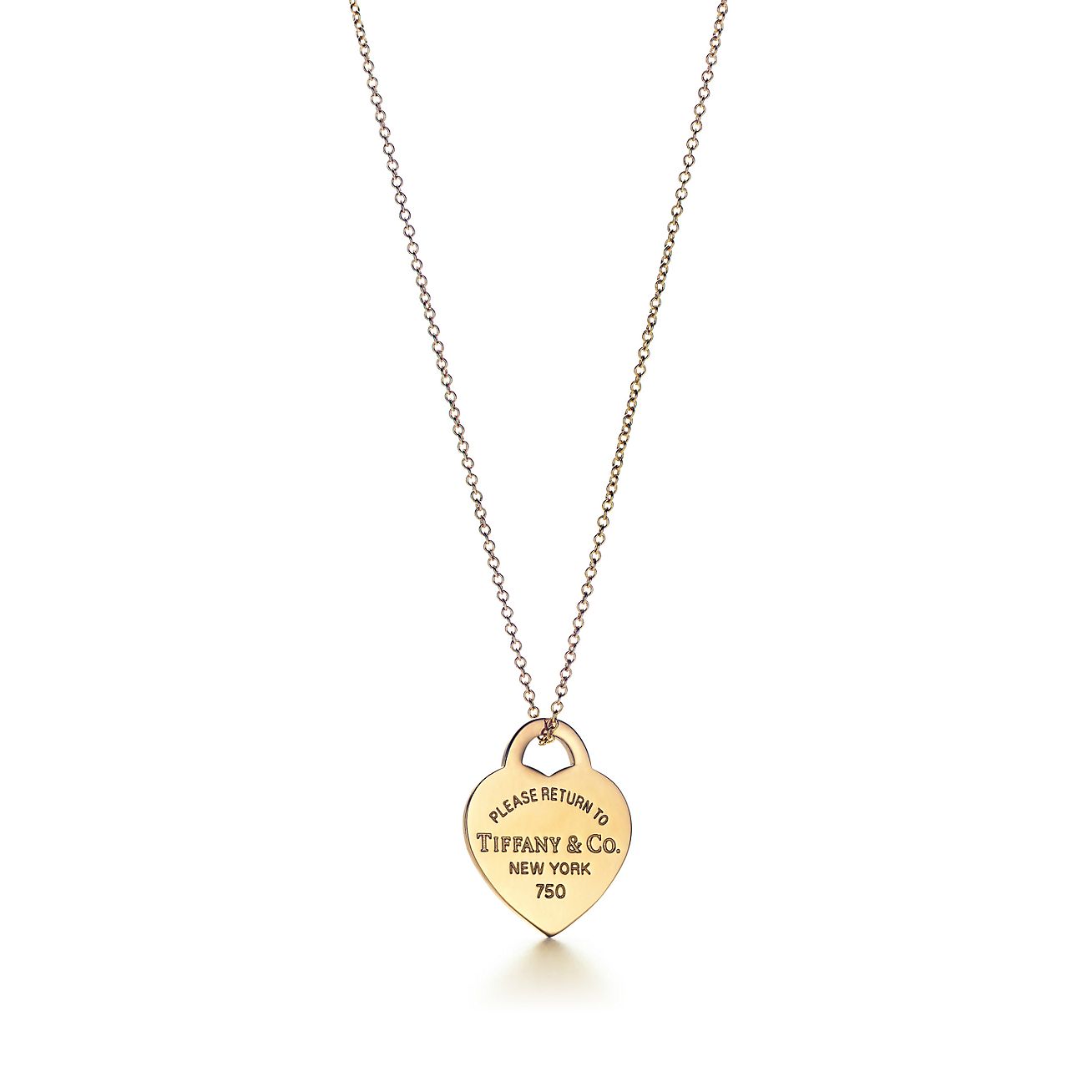 Return to Tiffany™ Heart Tag Pendant in Yellow Gold | Tiffany & Co.