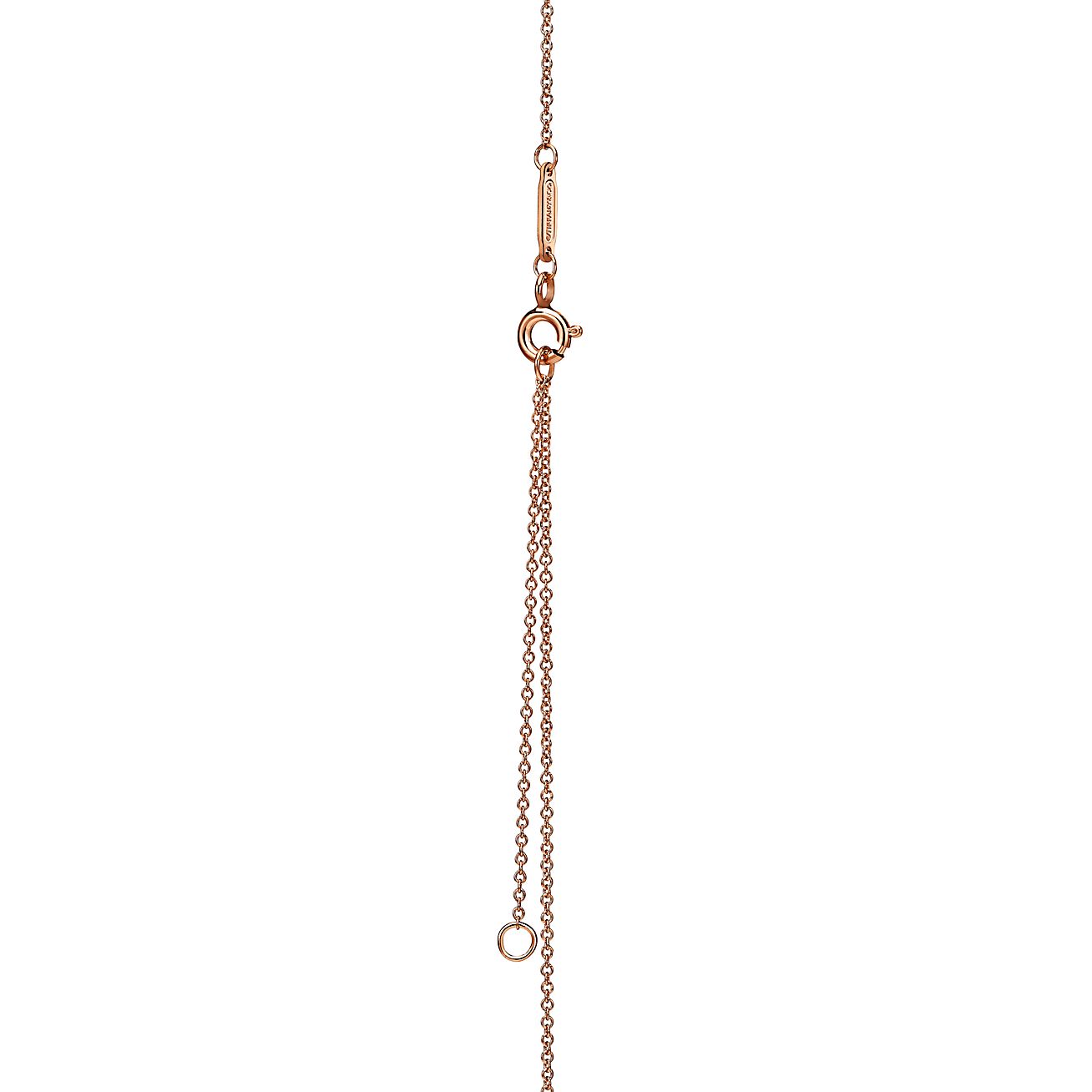 Rose gold return shop to tiffany necklace
