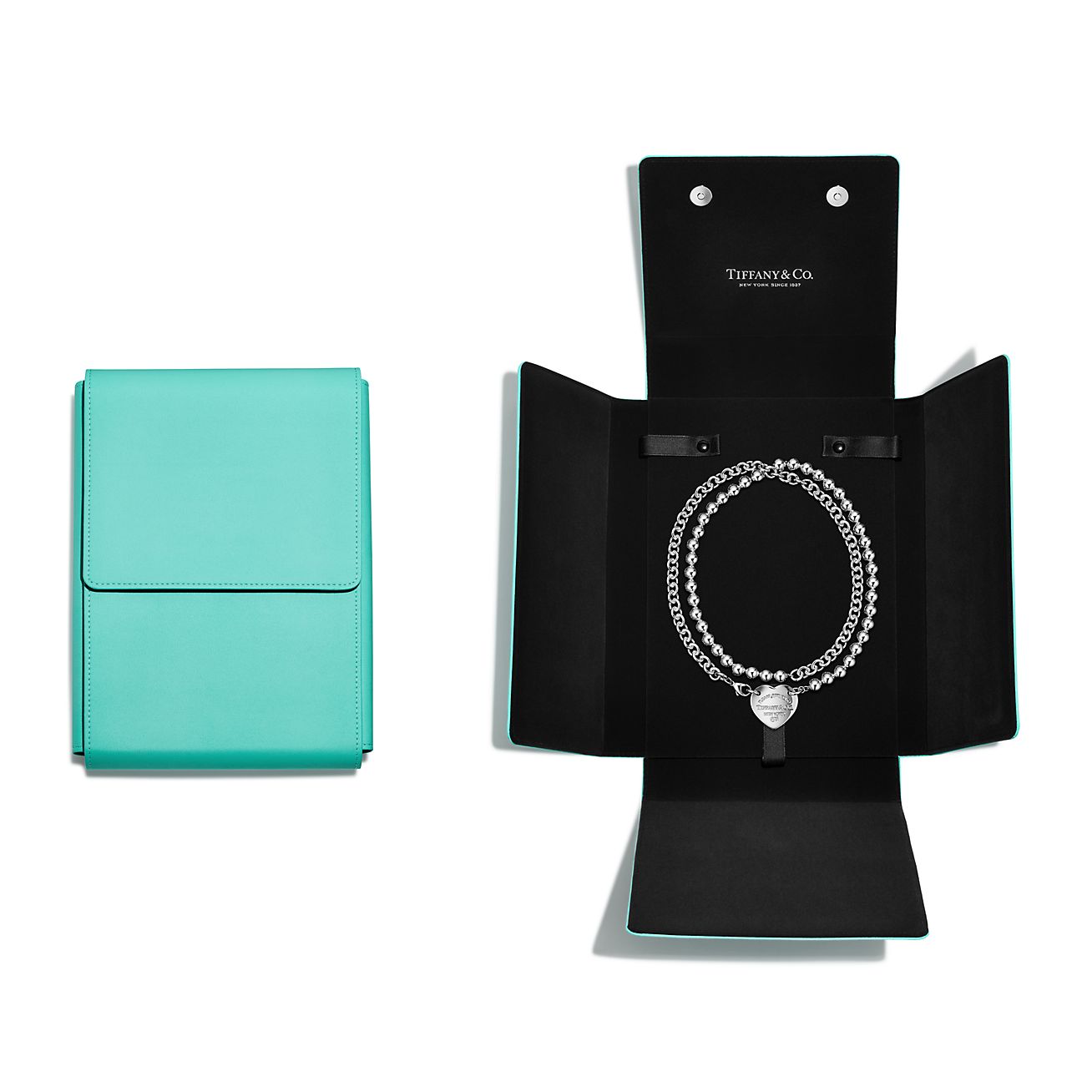 Tiffany heart tag wrap outlet necklace