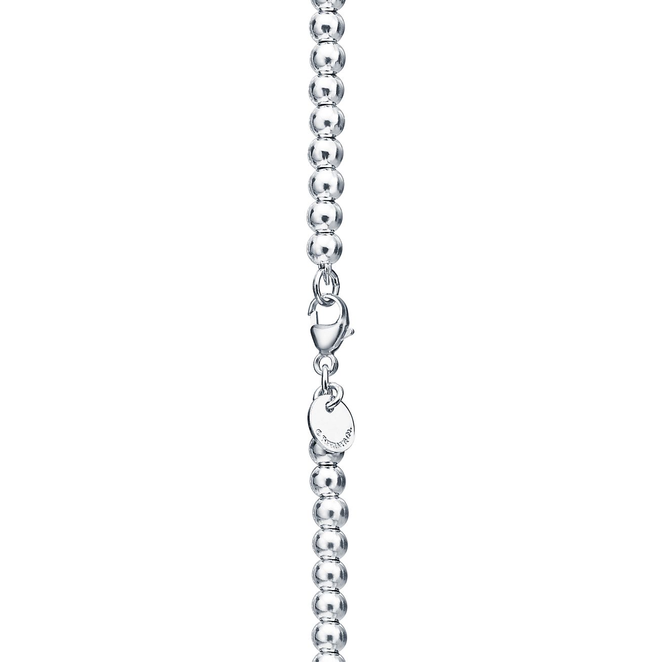 Return to Tiffany™ Kugelarmband mit Herzanhänger in Silber | Tiffany &