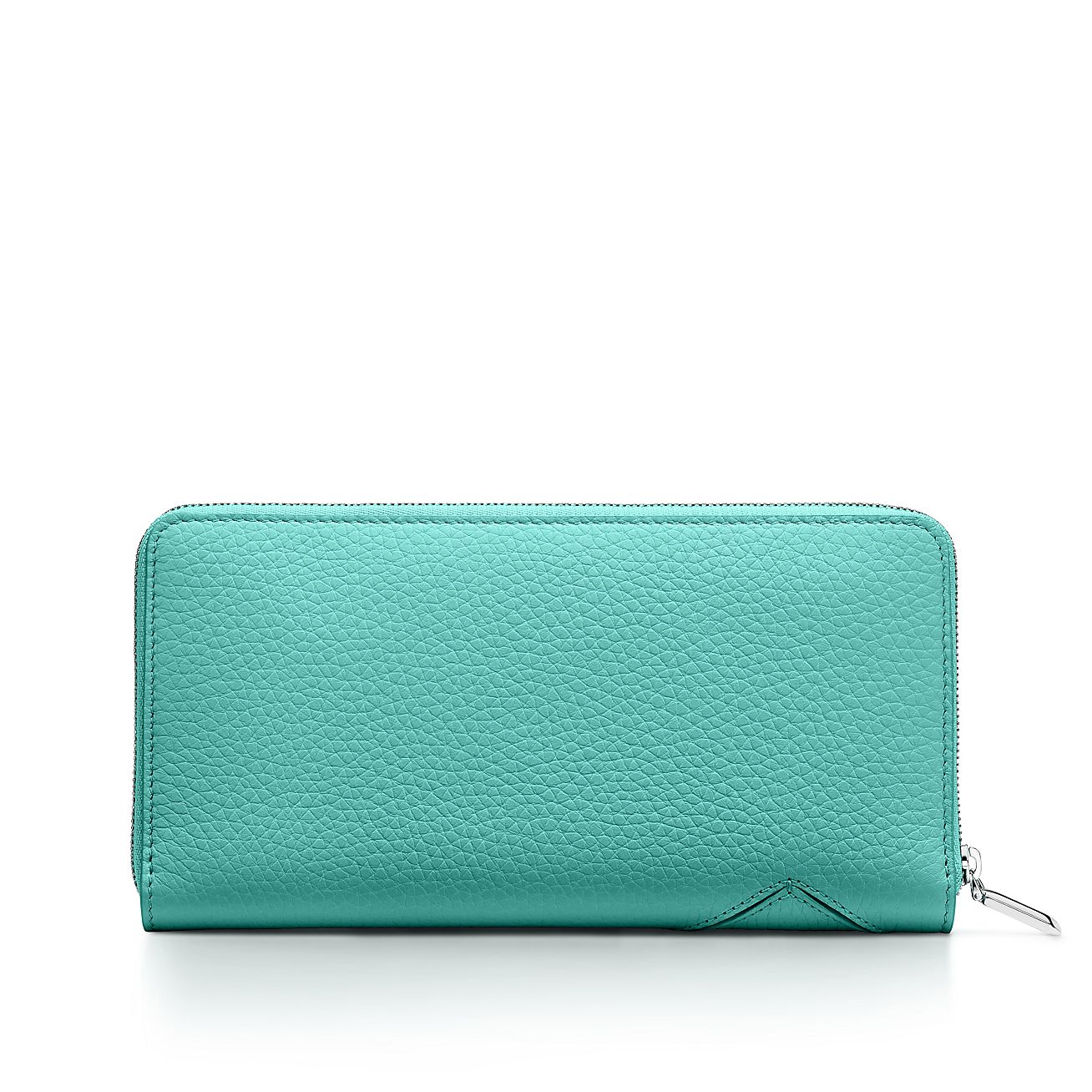 Return to Tiffany™ Large Zip Wallet in Tiffany Blue® Leather 