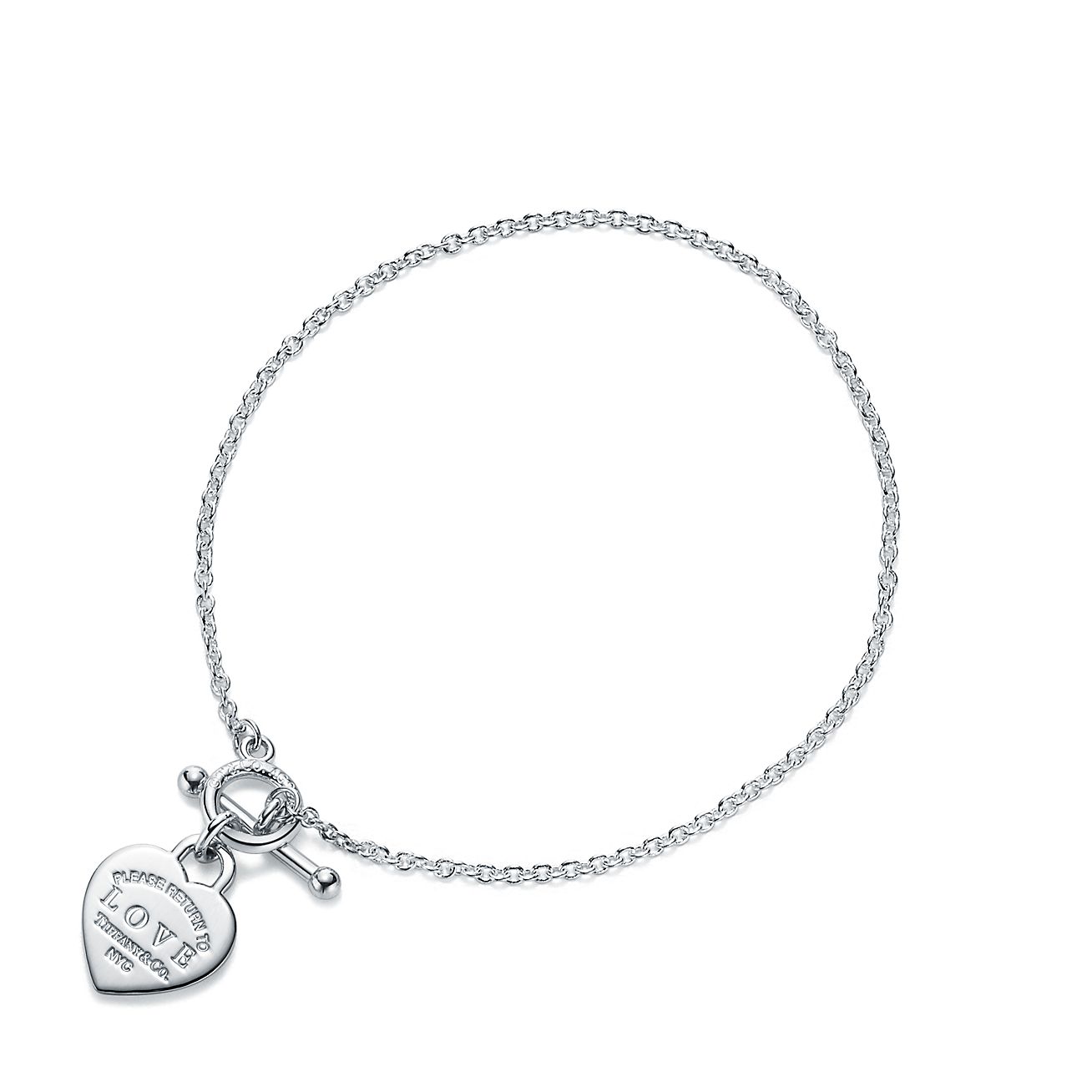 Return to Tiffany® Love Heart Tag Toggle Bracelet