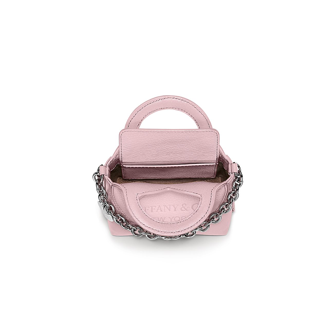 Tiffany & Co. Return to Tiffany 2way Heart Mini Crossbody Bag Handbag Pink  Auth