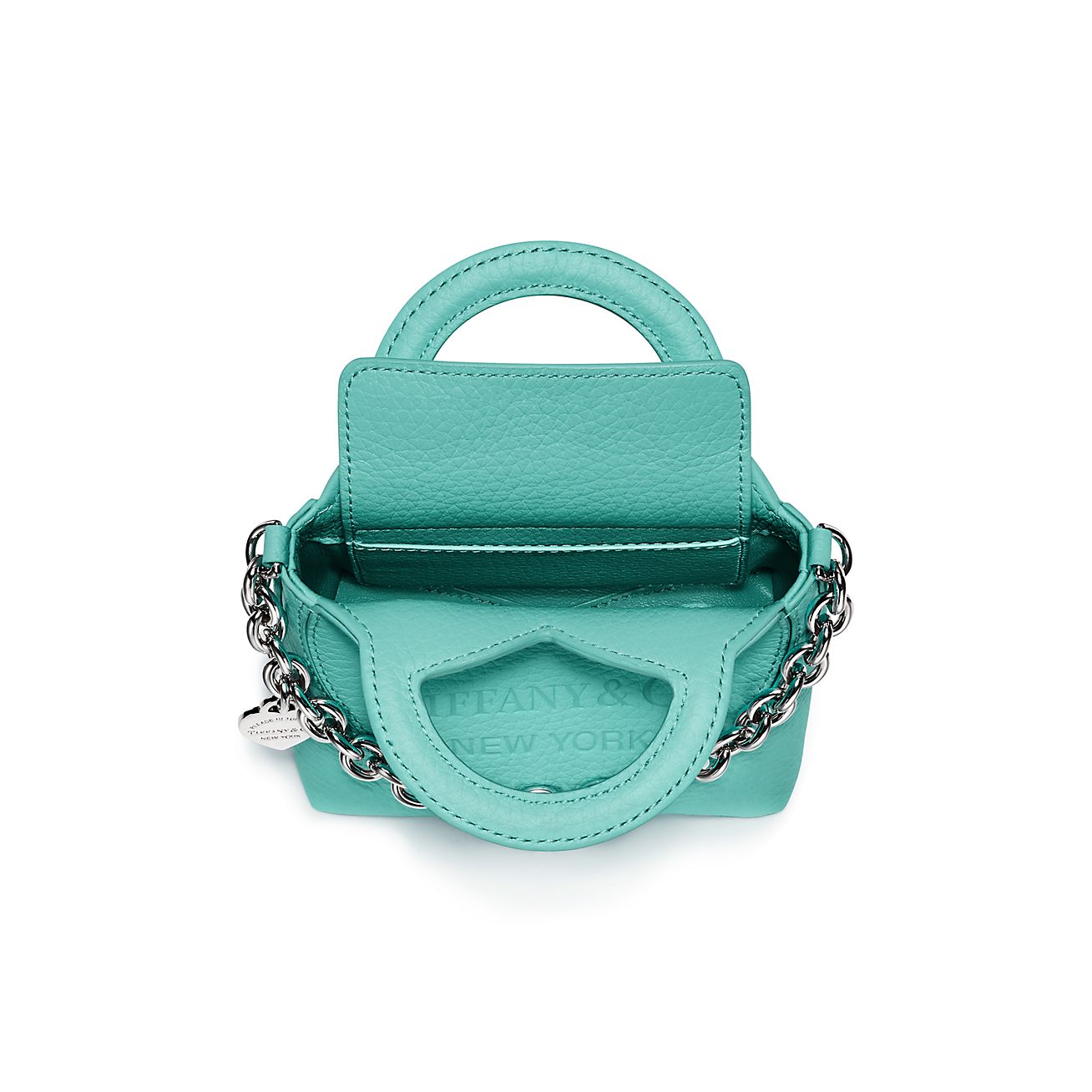 Return to Tiffany® Micro Tote Bag in Tiffany Blue® Leather