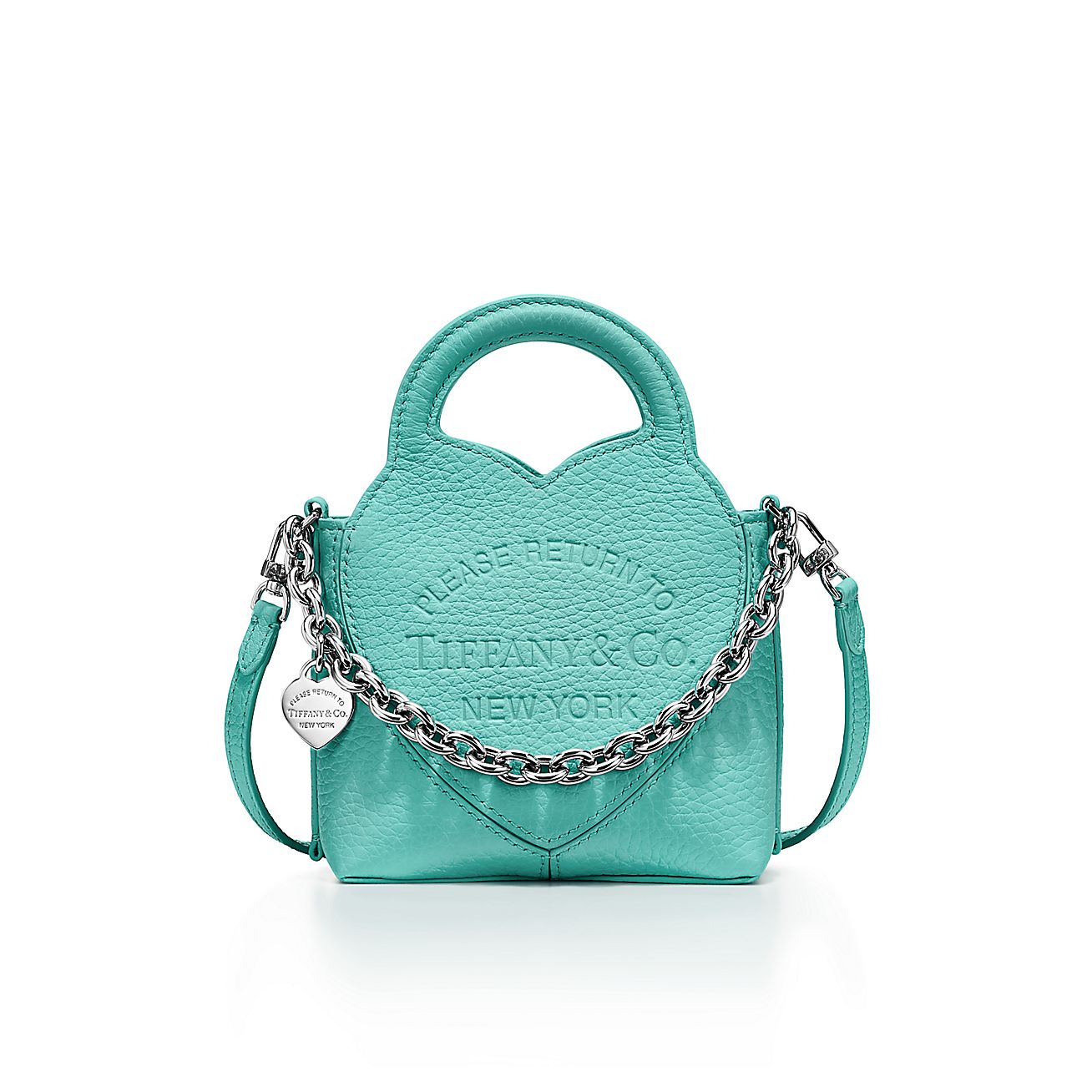 Tiffany & Co Blue Shopping Gift Bag 10 X 8 x 4