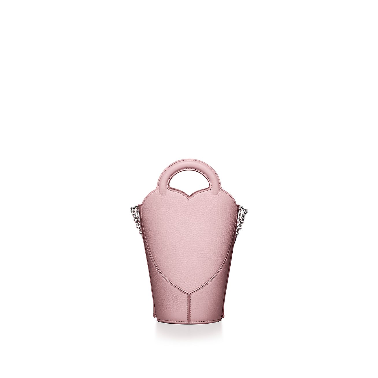 Return to Tiffany® Mini Crossbody Bag in Crystal Pink Leather 
