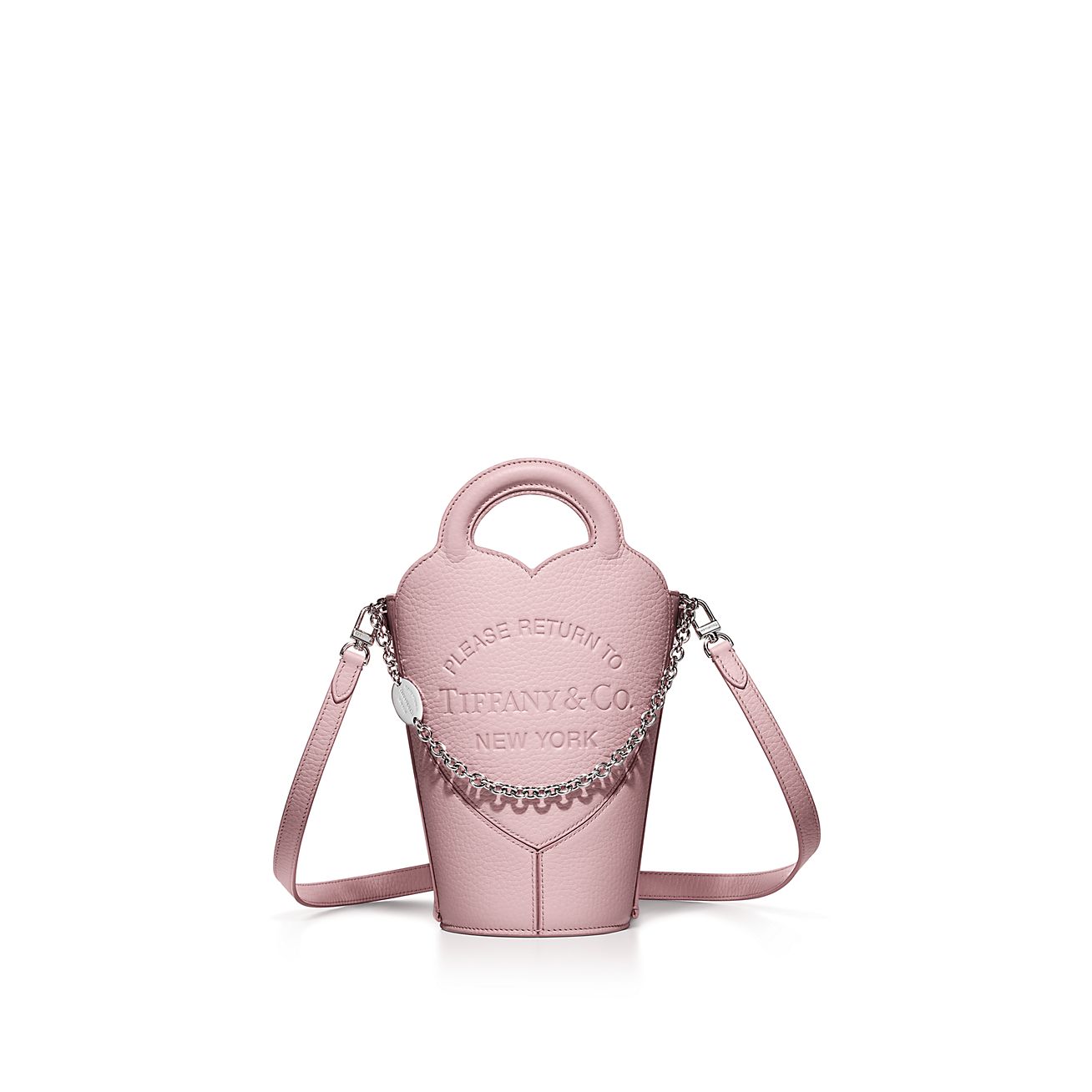 Return to Tiffany™ Mini Crossbody Bag in Crystal Pink Leather | Tiffany &  Co. CA