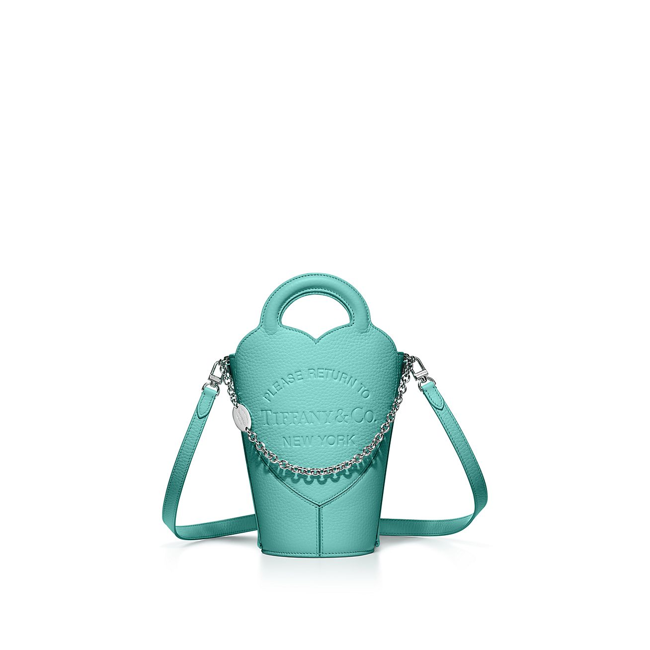 Return to Tiffany Mini Crossbody Bag in Tiffany Blue Leather Tiffany Co. UK