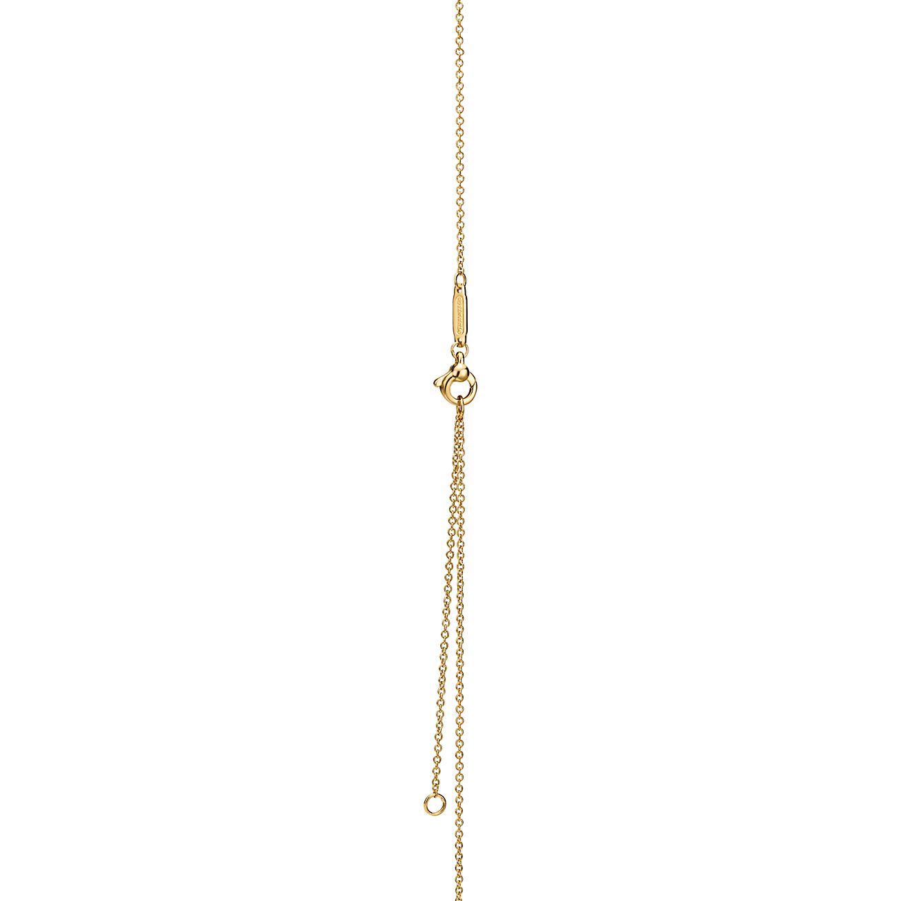 Return to Tiffany® Mini Heart Tag Pendant in Yellow Gold with a Diamond - Alternate shot 1 - Alternate shot 2 - Alternate shot 3