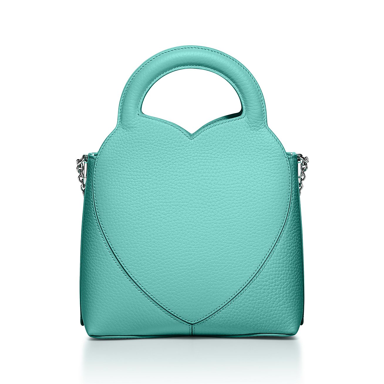 Return to Tiffany Mini Tote Bag in Tiffany Blue Leather