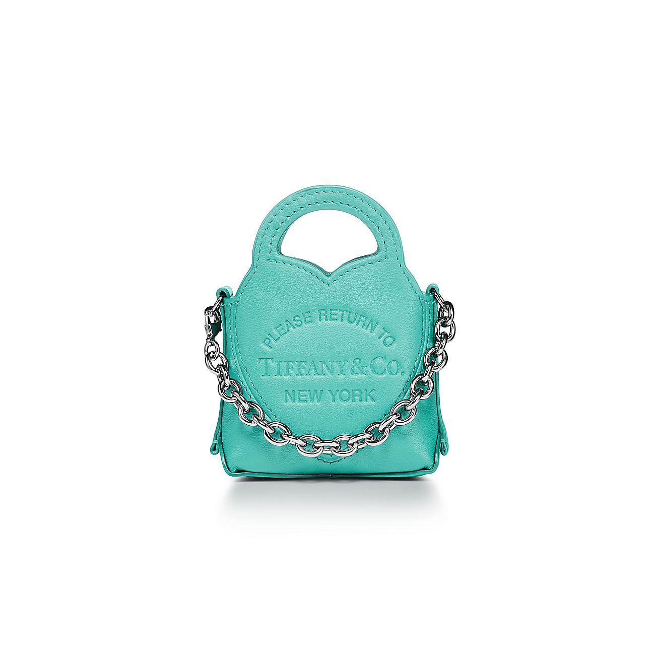 Return to Tiffany® Nano Bag Set in Multicolored Leather with a Key 