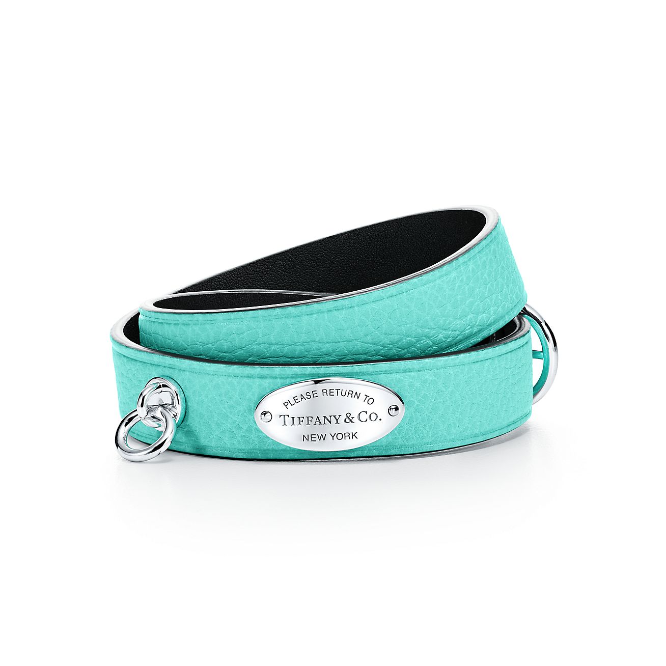 tiffany blue leather bracelet