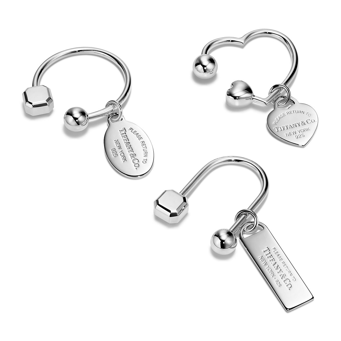 キーホルダー Return to Tiffany Oval Tag Keyring リターン トゥ ティファニー™ オーバル タグ スクリューボール